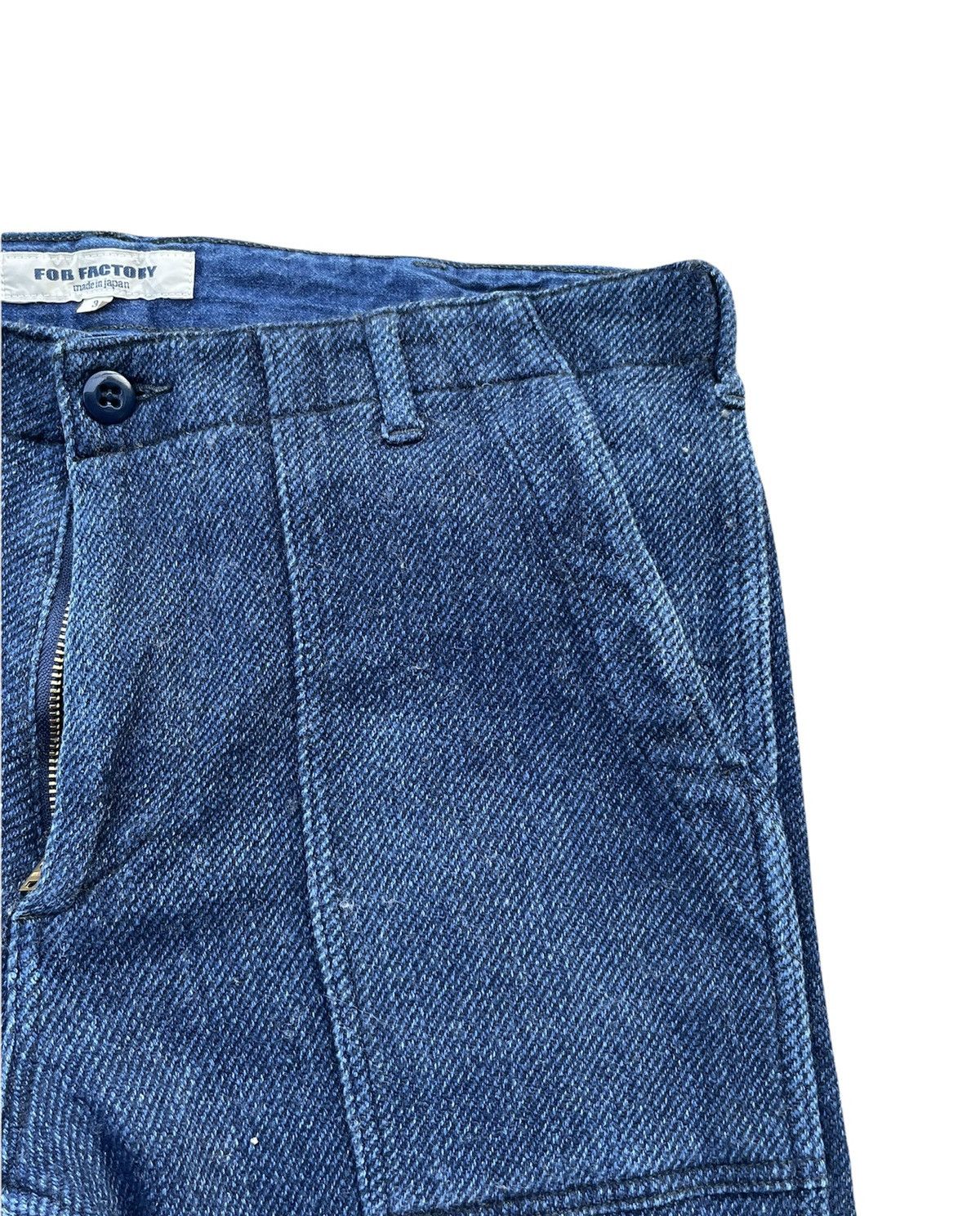 FOB Factory × Japanese Brand FOB Factory Baker Denim Trousser Size US 33 - 6 Thumbnail