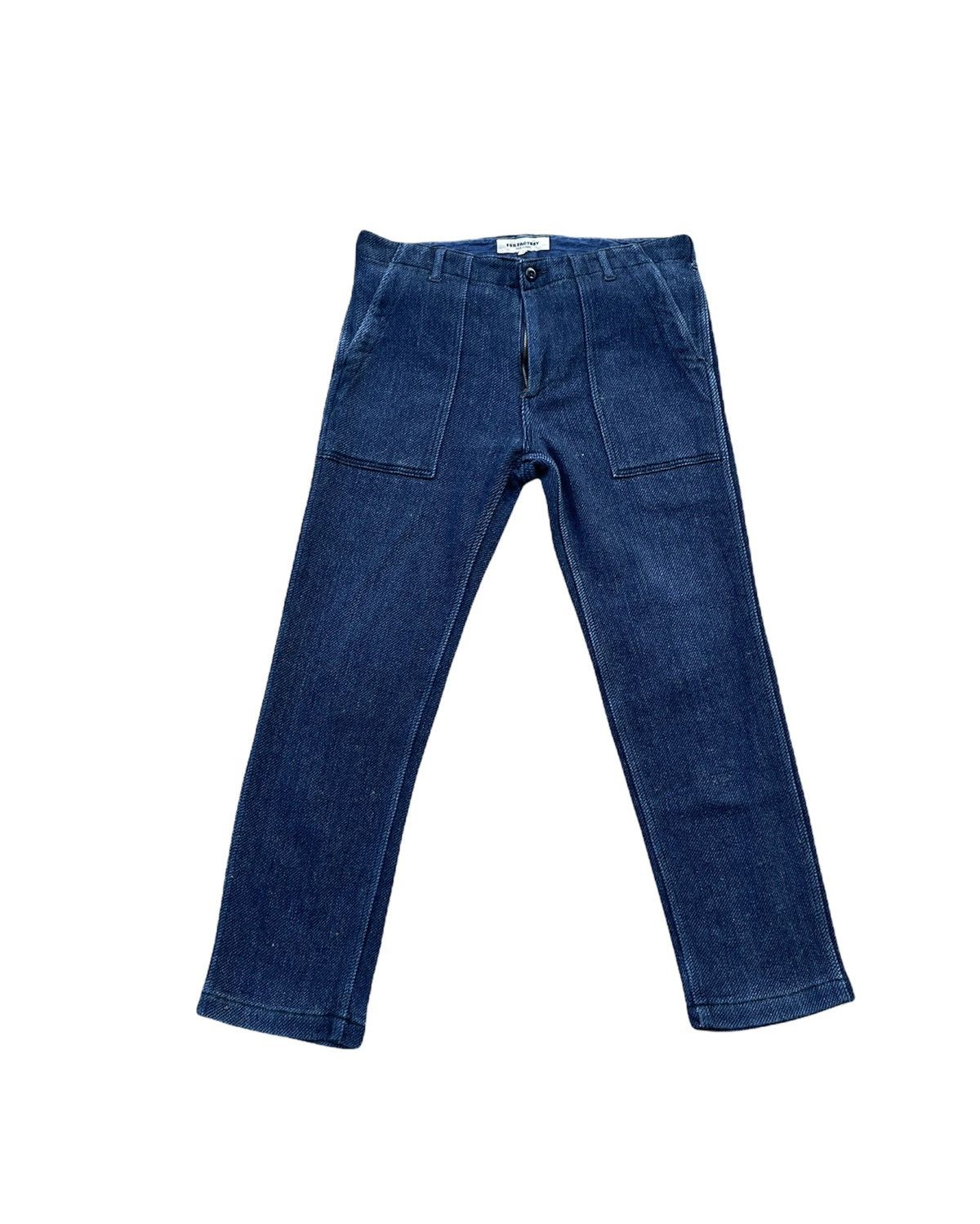 FOB Factory × Japanese Brand FOB Factory Baker Denim Trousser Size US 33 - 1 Thumbnail