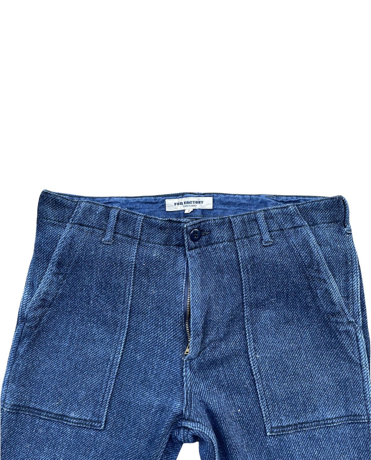 FOB Factory × Japanese Brand FOB Factory Baker Denim Trousser Size US 33 - 4 Thumbnail