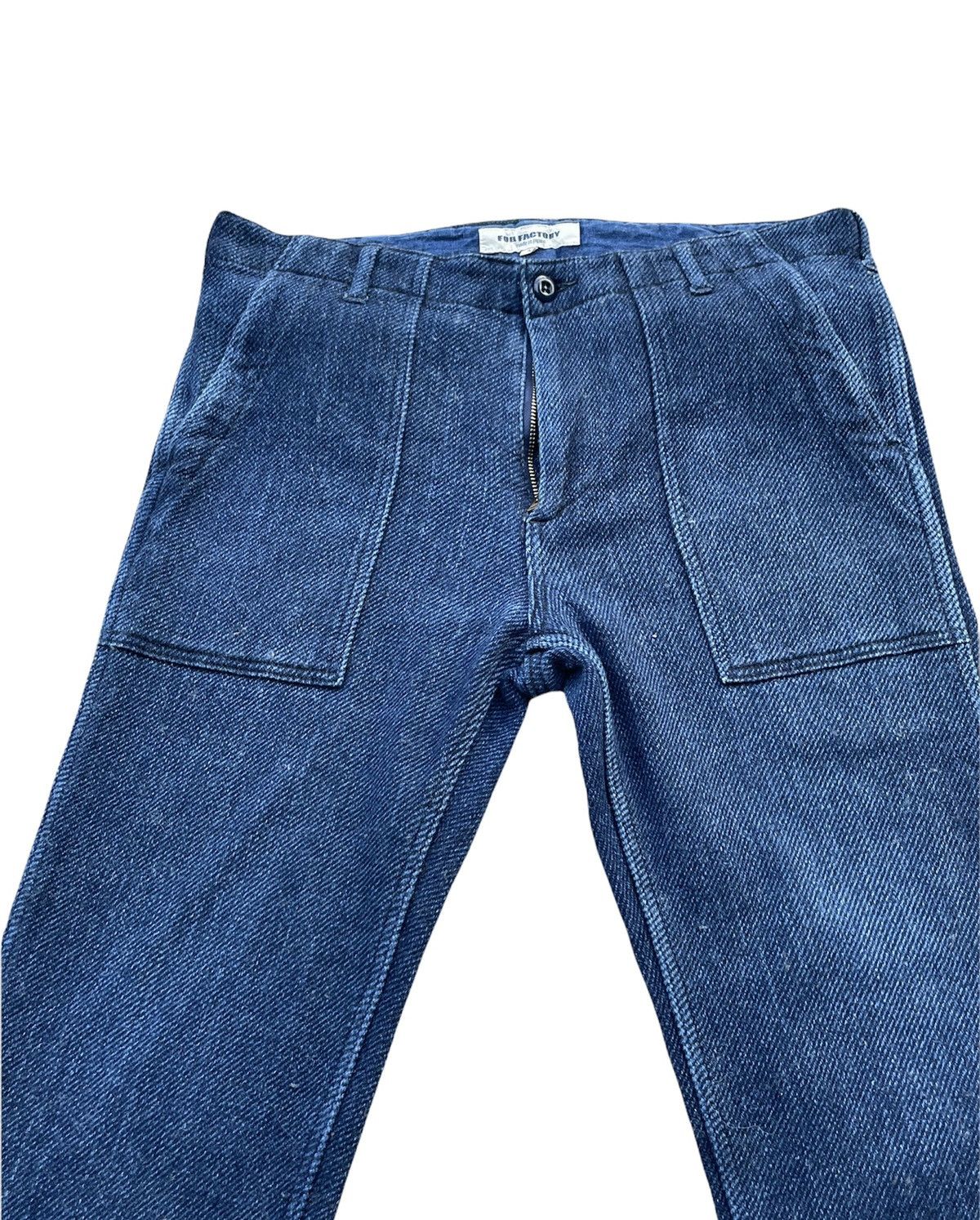 FOB Factory × Japanese Brand FOB Factory Baker Denim Trousser Size US 33 - 3 Thumbnail