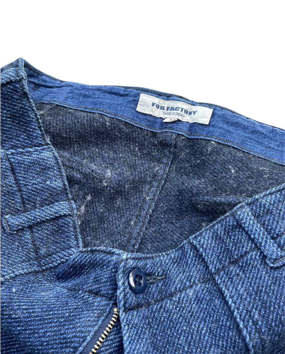 FOB Factory × Japanese Brand FOB Factory Baker Denim Trousser Size US 33 - 7 Thumbnail