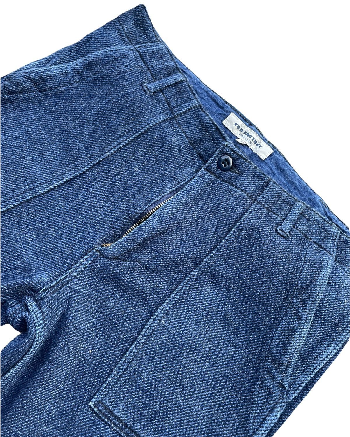 FOB Factory × Japanese Brand FOB Factory Baker Denim Trousser Size US 33 - 5 Thumbnail
