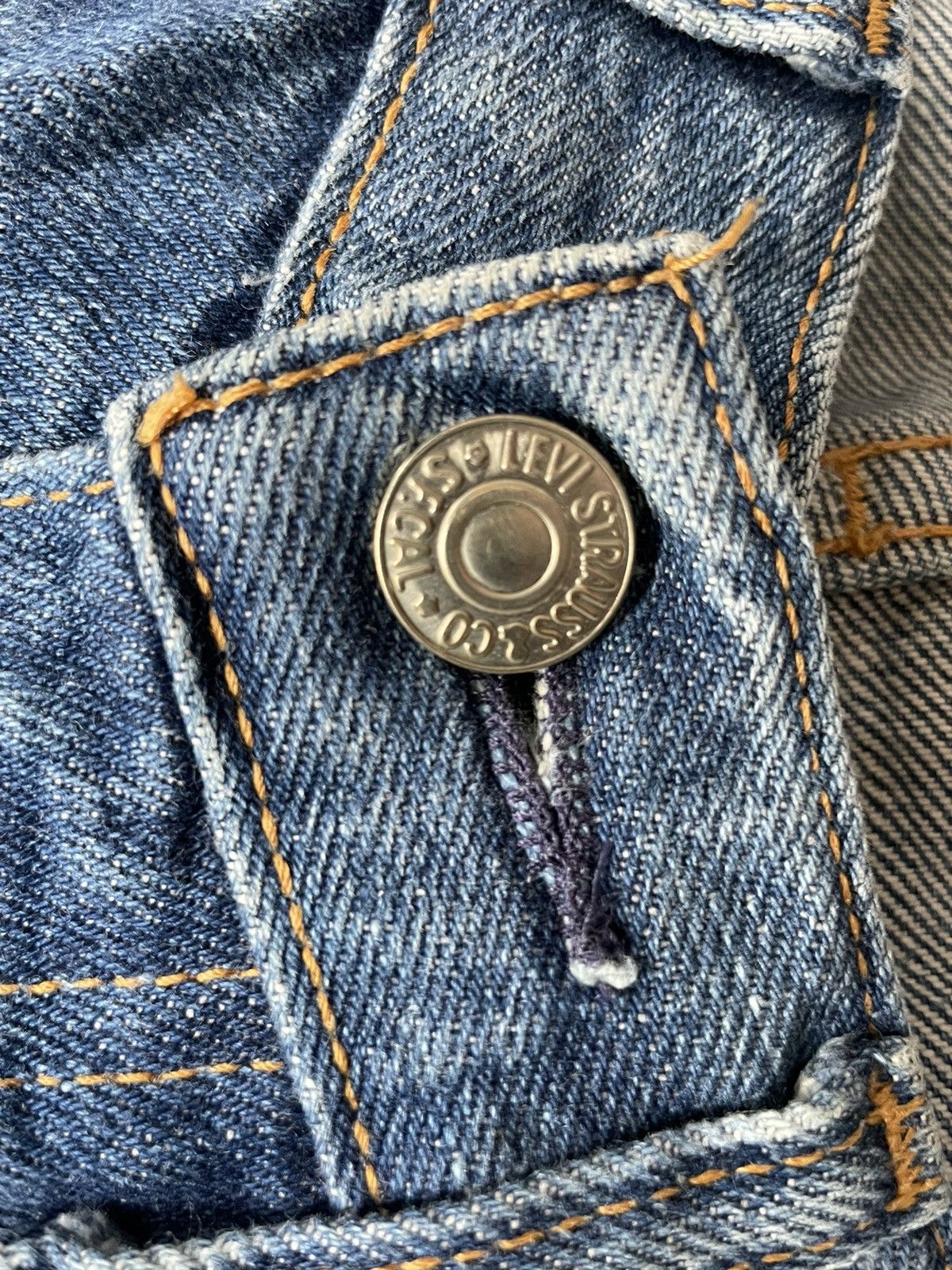 Levi's Levis 505 e 2007 Aging Faded Wash Size US 31 - 16 Thumbnail