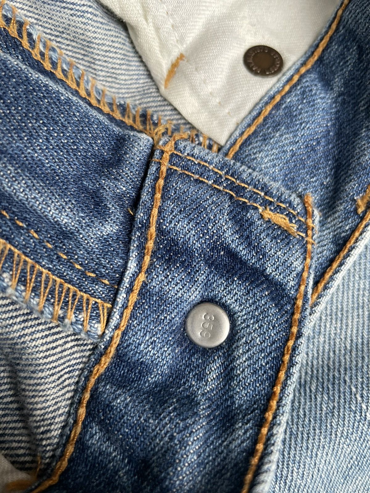 Levi's Levis 505 e 2007 Aging Faded Wash Size US 31 - 14 Thumbnail