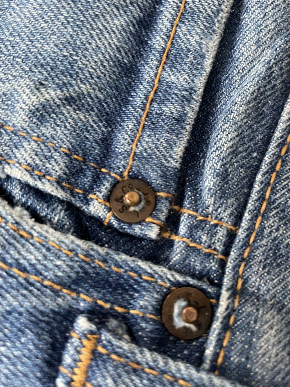 Levi's Levis 505 e 2007 Aging Faded Wash Size US 31 - 15 Thumbnail