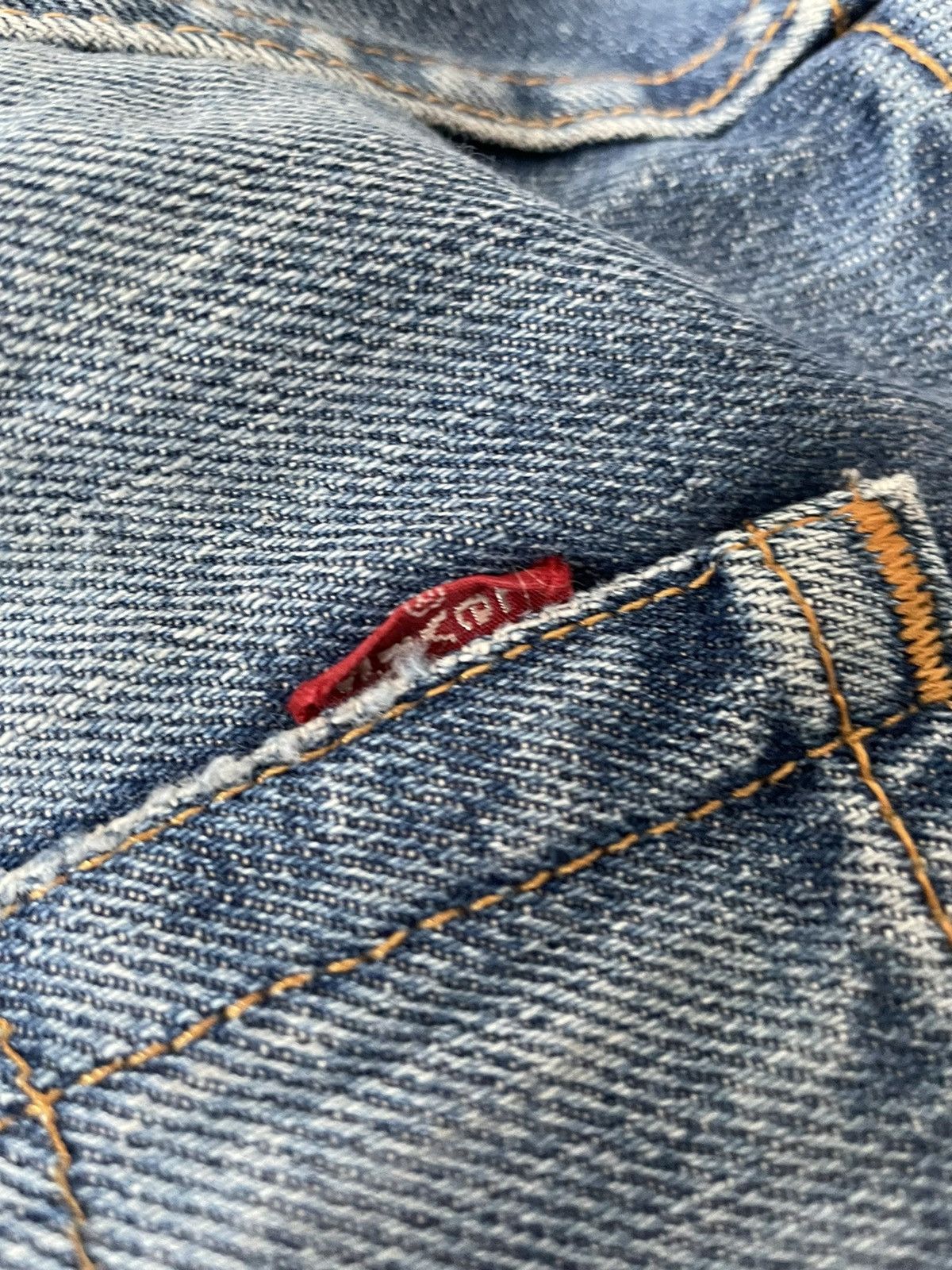 Levi's Levis 505 e 2007 Aging Faded Wash Size US 31 - 12 Thumbnail