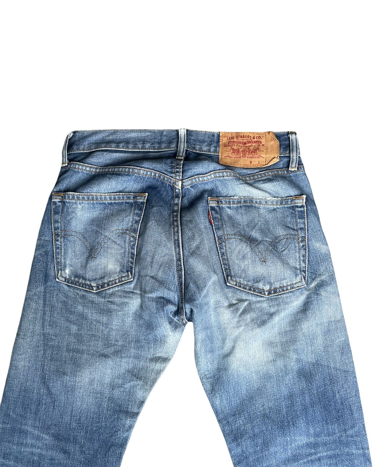 Levi's Levis 505 e 2007 Aging Faded Wash Size US 31 - 9 Thumbnail