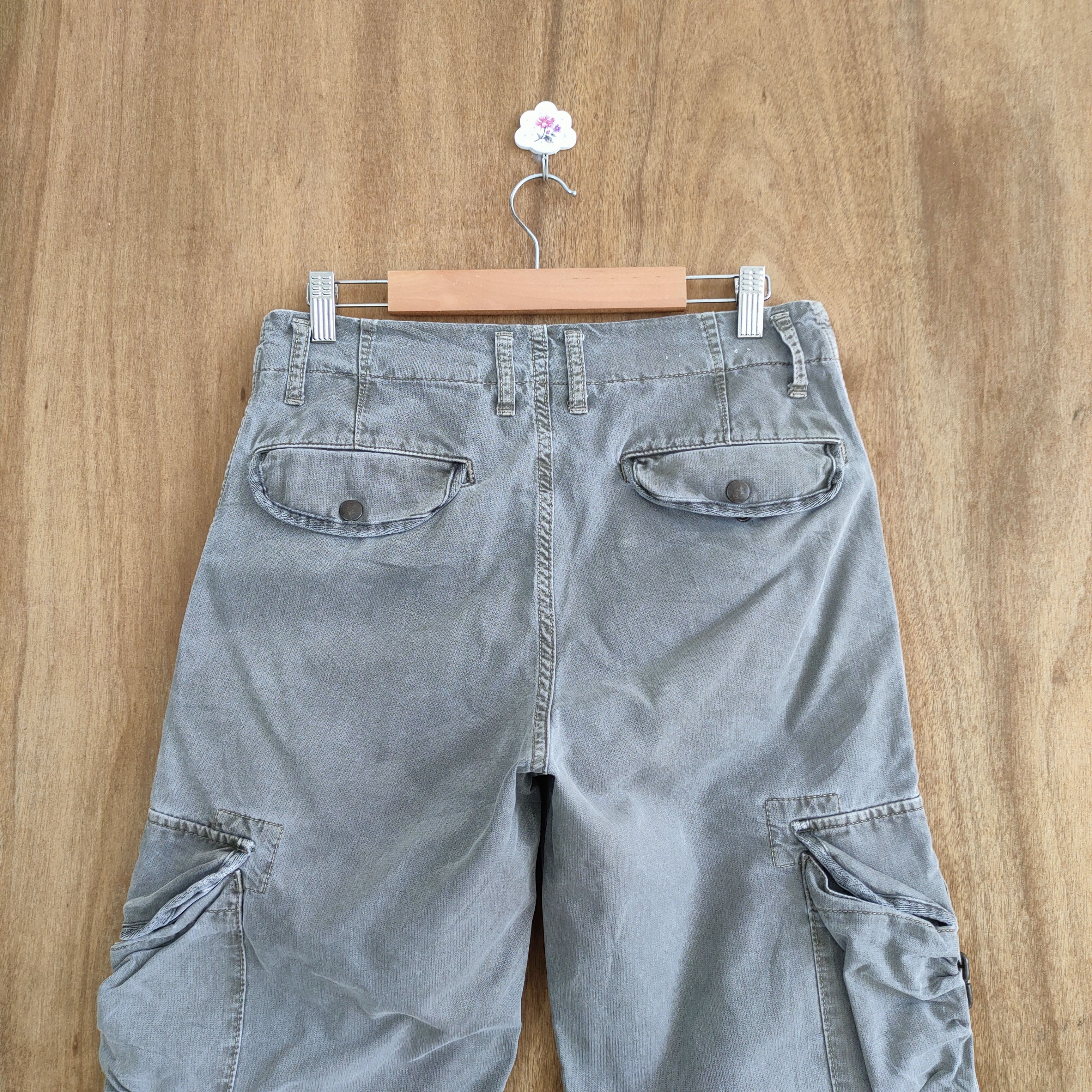 Japanese Brand VINTAGE JAPANESE DOUBLE KNEE CARGO PANTS Size US 30 / EU 46 - 8 Thumbnail