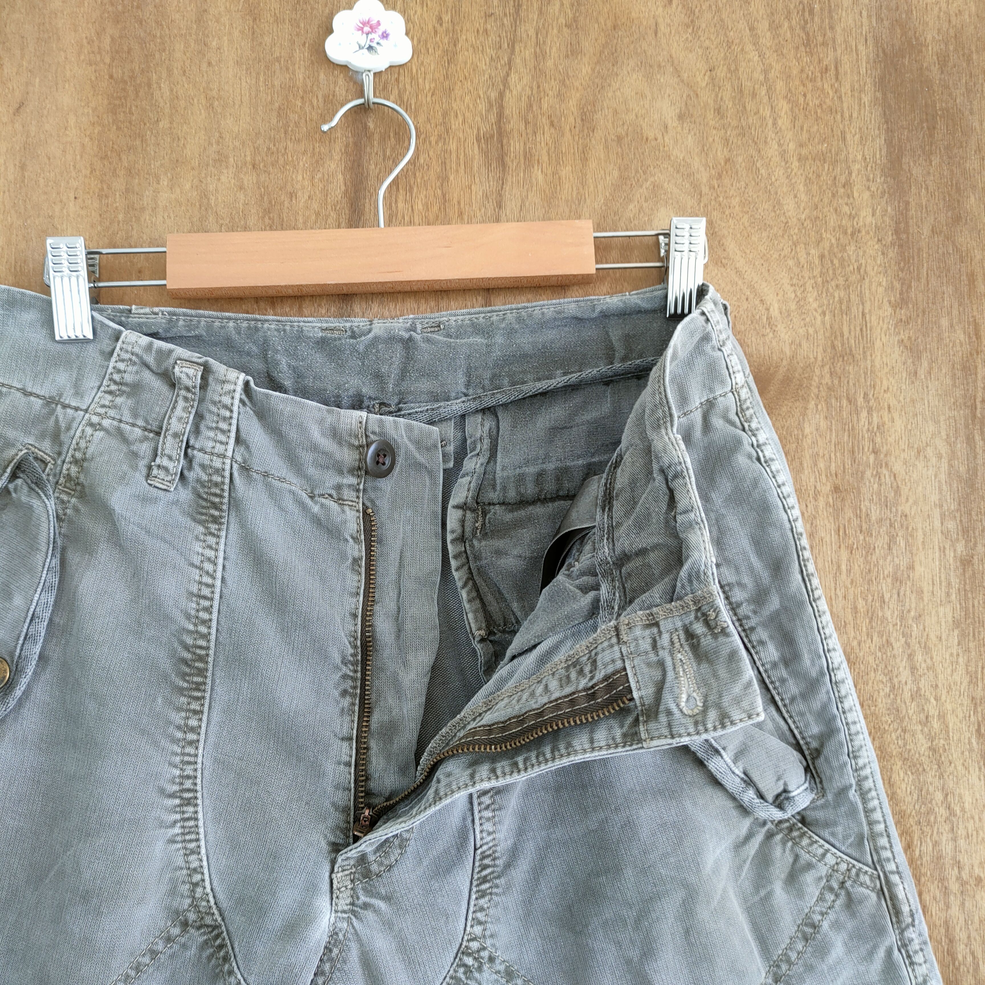 Japanese Brand VINTAGE JAPANESE DOUBLE KNEE CARGO PANTS Size US 30 / EU 46 - 10 Thumbnail