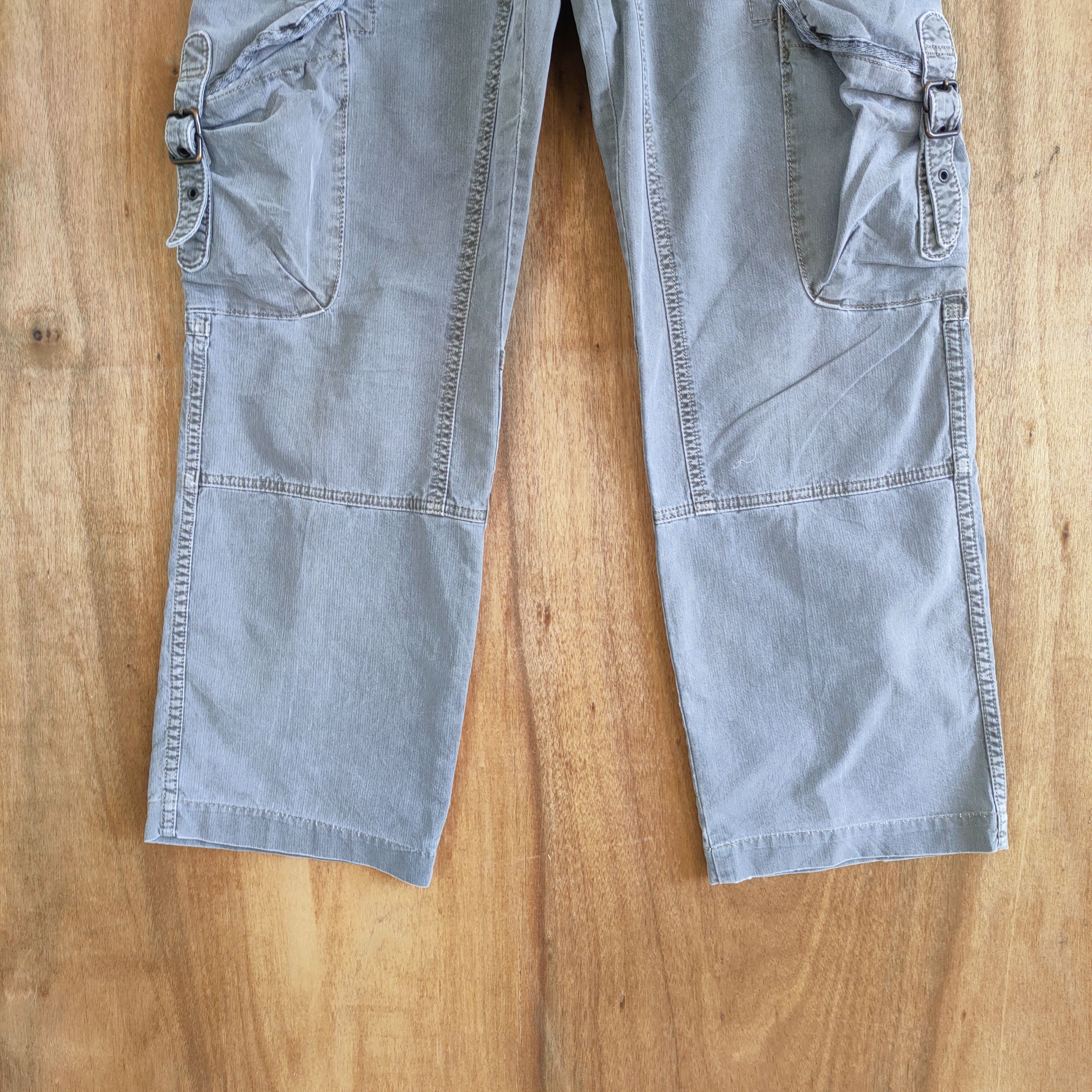 Japanese Brand VINTAGE JAPANESE DOUBLE KNEE CARGO PANTS Size US 30 / EU 46 - 3 Thumbnail