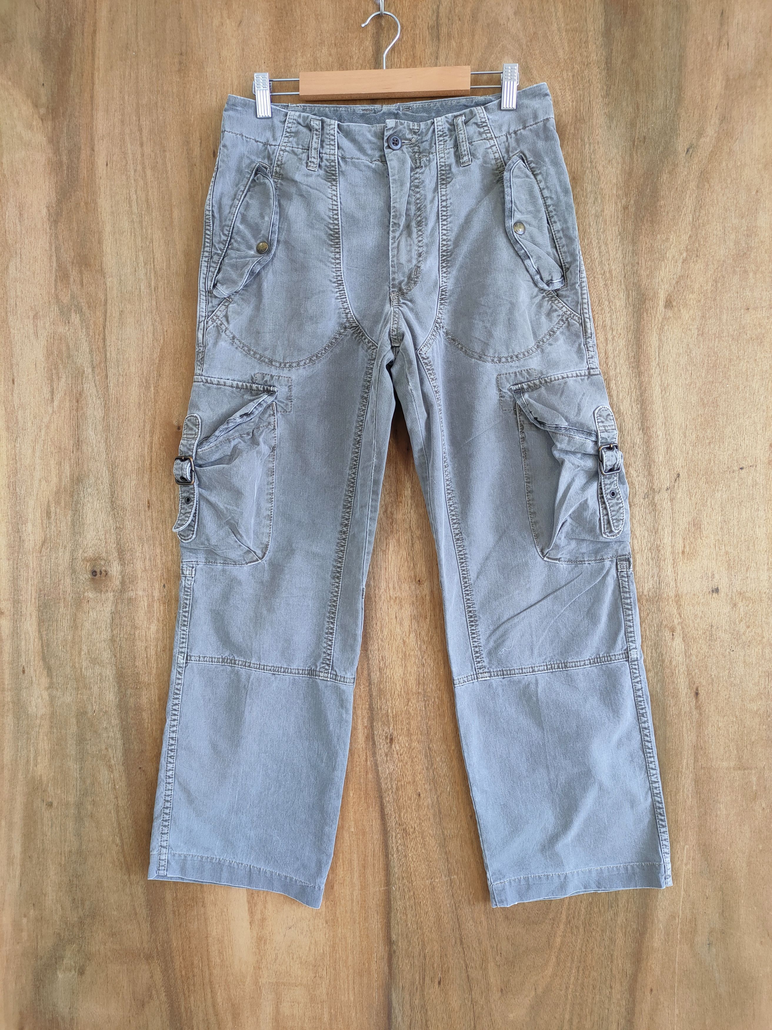 Japanese Brand VINTAGE JAPANESE DOUBLE KNEE CARGO PANTS Size US 30 / EU 46 - 1 Thumbnail