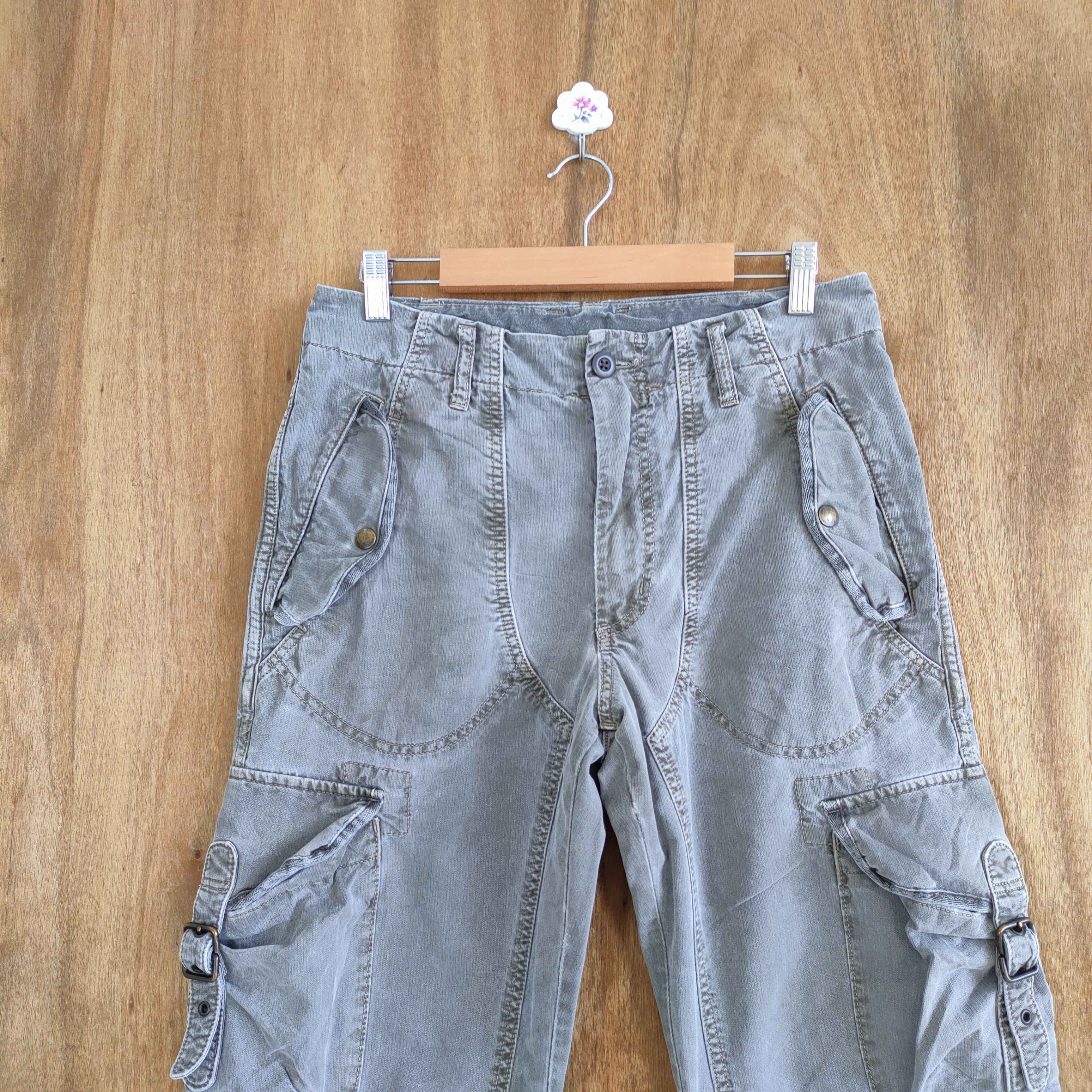 Japanese Brand VINTAGE JAPANESE DOUBLE KNEE CARGO PANTS Size US 30 / EU 46 - 2 Thumbnail
