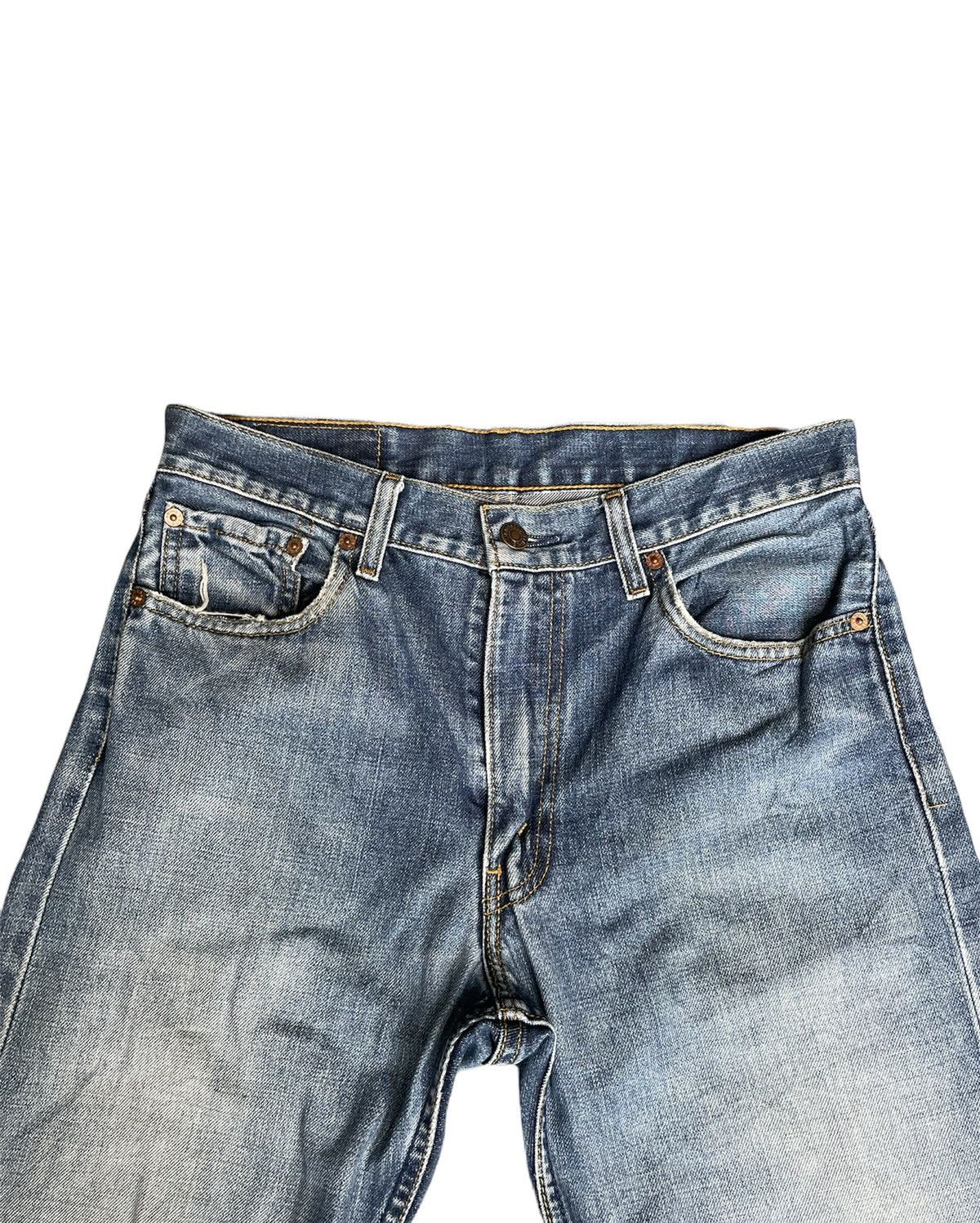 Levi's Levis 505 e 1999 Aging Distressed Denim Size US 31 - 6 Thumbnail