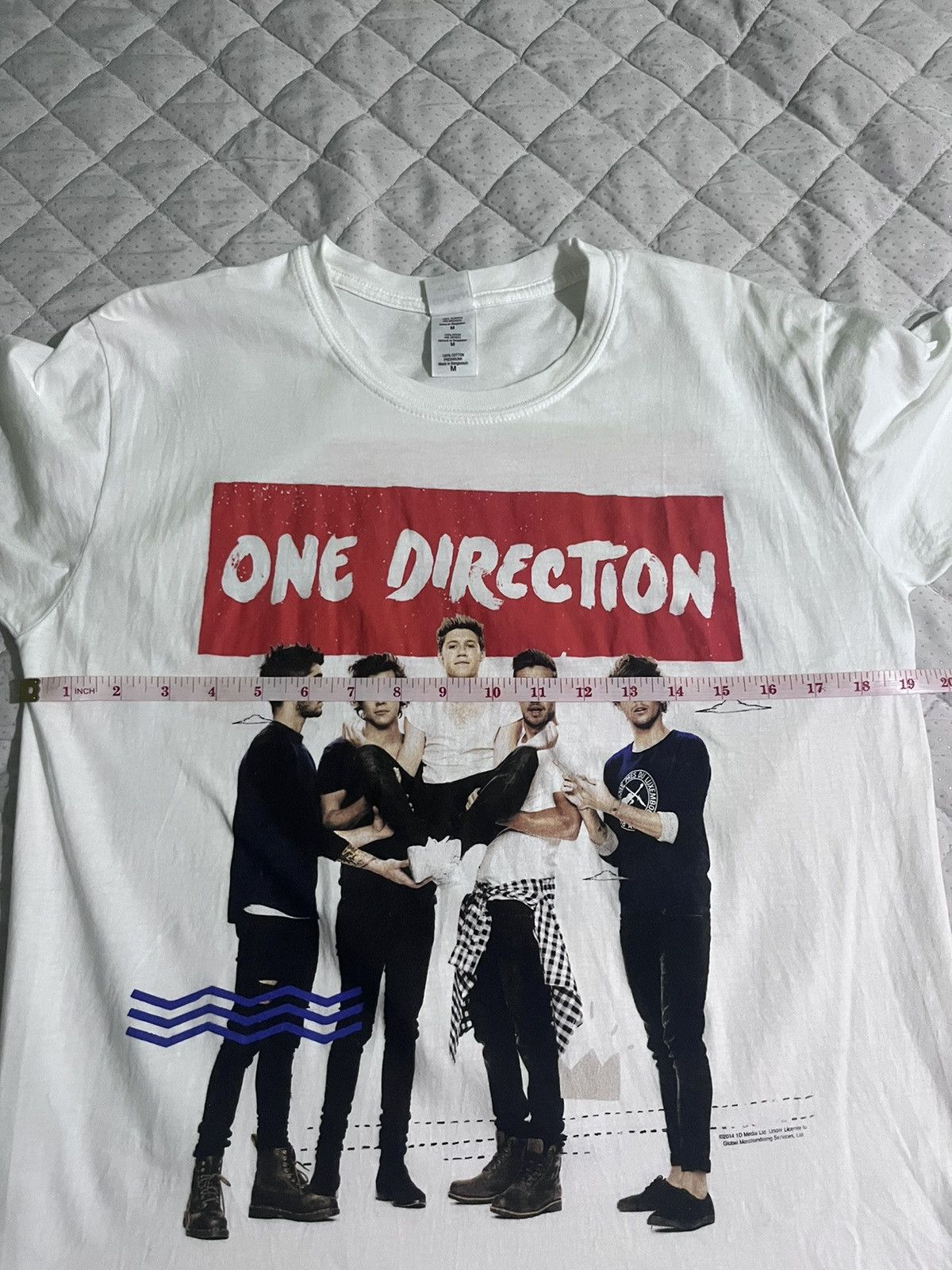 Vintage One direction 2014 Official Tour shirt Size US L / EU 52-54 / 3 - 3 Thumbnail