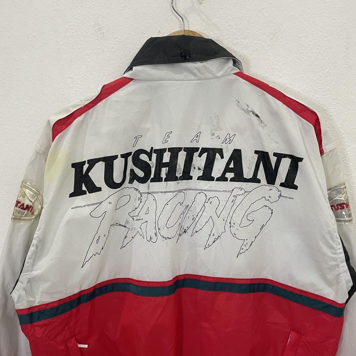 Japanese Brand Vintage Team Kushitani Racing Big Logo Jacket Size US L / EU 52-54 / 3 - 4 Thumbnail