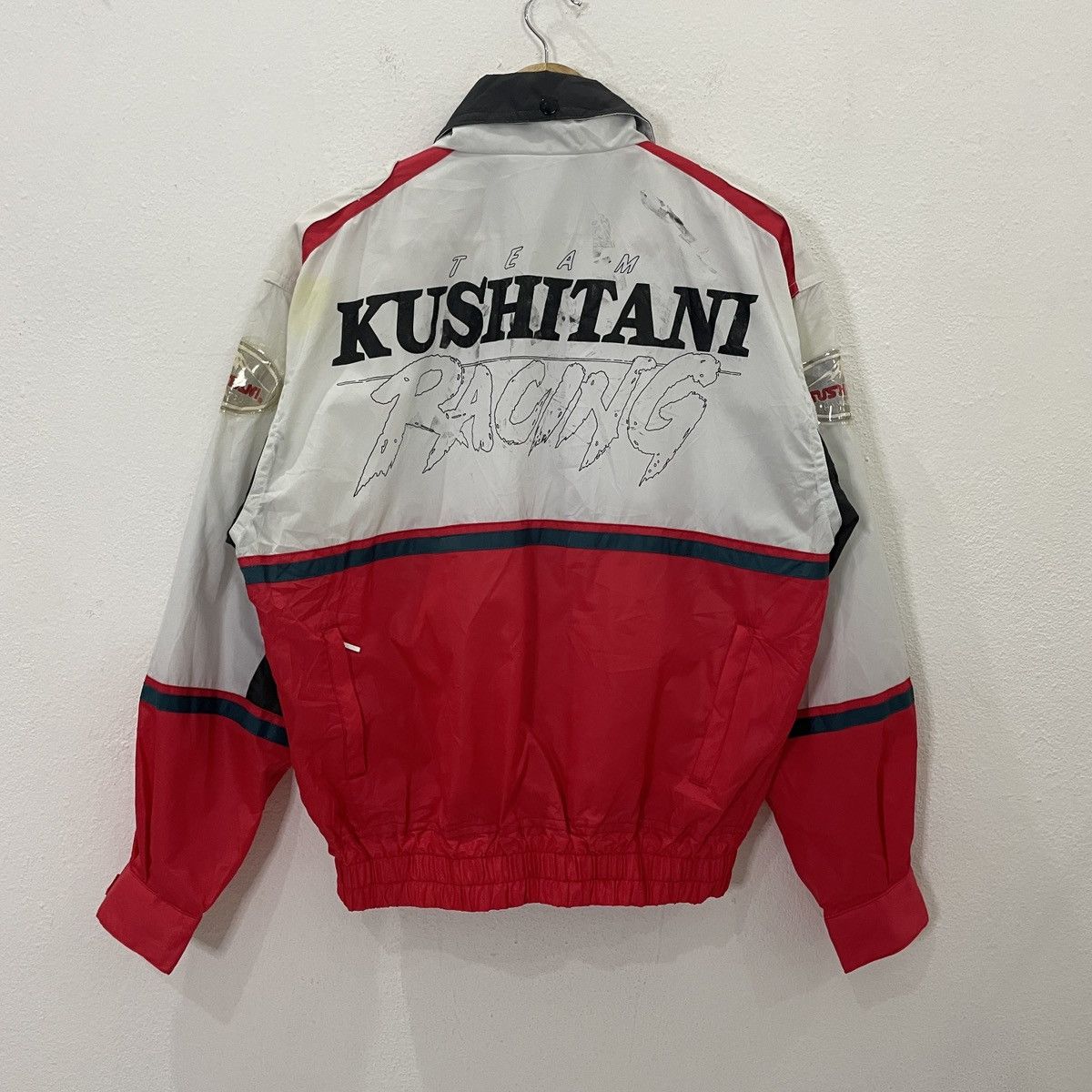 Japanese Brand Vintage Team Kushitani Racing Big Logo Jacket Size US L / EU 52-54 / 3 - 1 Thumbnail