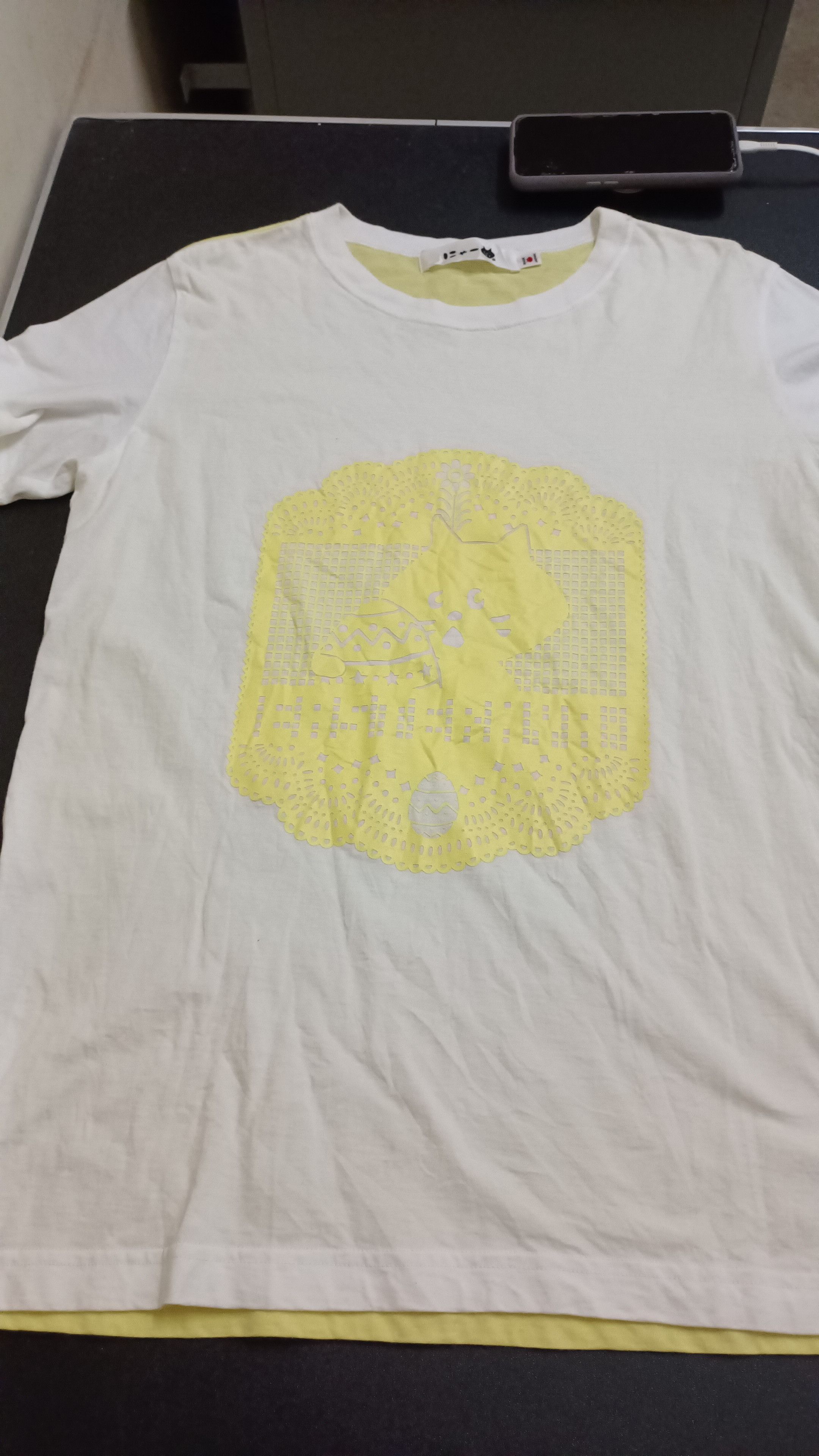 Issey Miyake Net Net By Tsumori Chisato Yellow Big Logo Tshirt Size US L / EU 52-54 / 3 - 1 Thumbnail