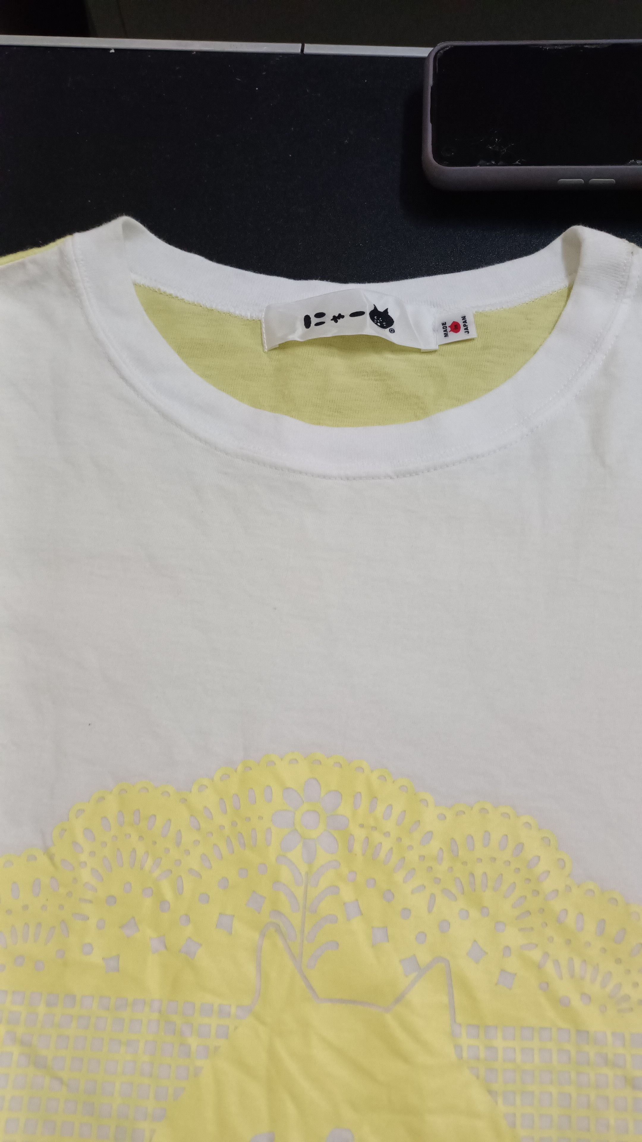 Issey Miyake Net Net By Tsumori Chisato Yellow Big Logo Tshirt Size US L / EU 52-54 / 3 - 2 Thumbnail