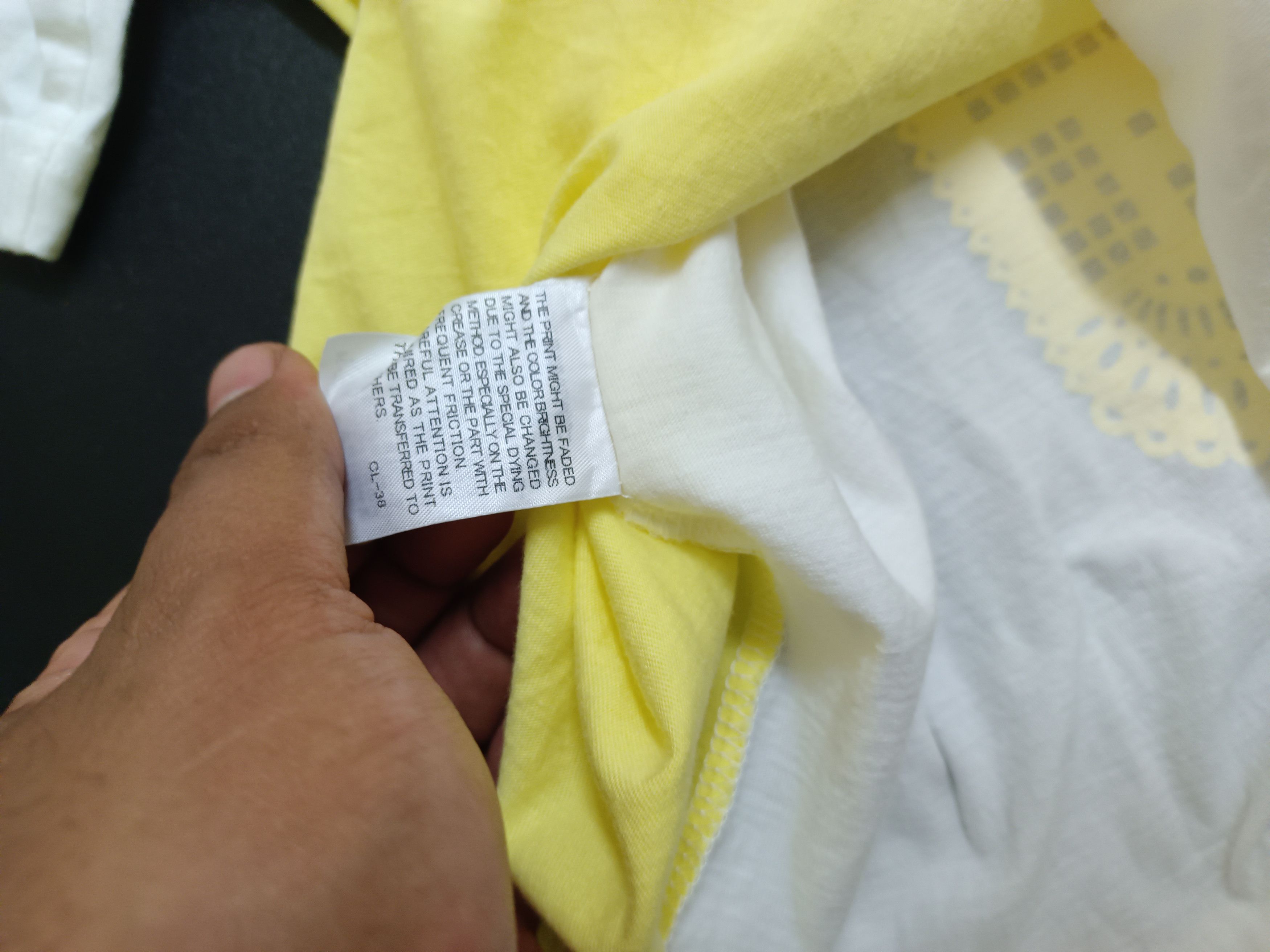 Issey Miyake Net Net By Tsumori Chisato Yellow Big Logo Tshirt Size US L / EU 52-54 / 3 - 5 Thumbnail