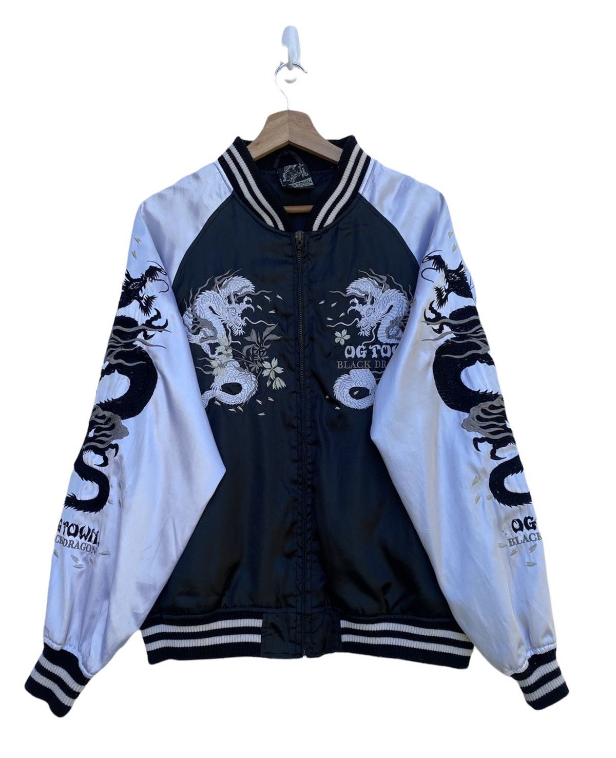 Dogtown JAPAN SOUVENIR SUKAJAN JACKET DOG TOWN BLACK DRAGON Size US M / EU 48-50 / 2 - 2 Thumbnail
