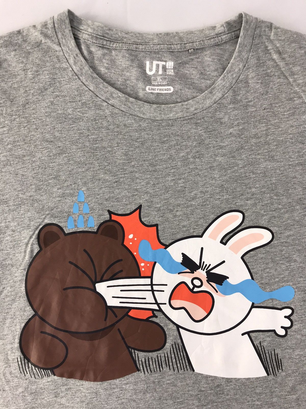 Japanese Brand Lines Friend TV Tokyo Japanese Animated Punch Promo Tee Size US XL / EU 56 / 4 - 4 Thumbnail