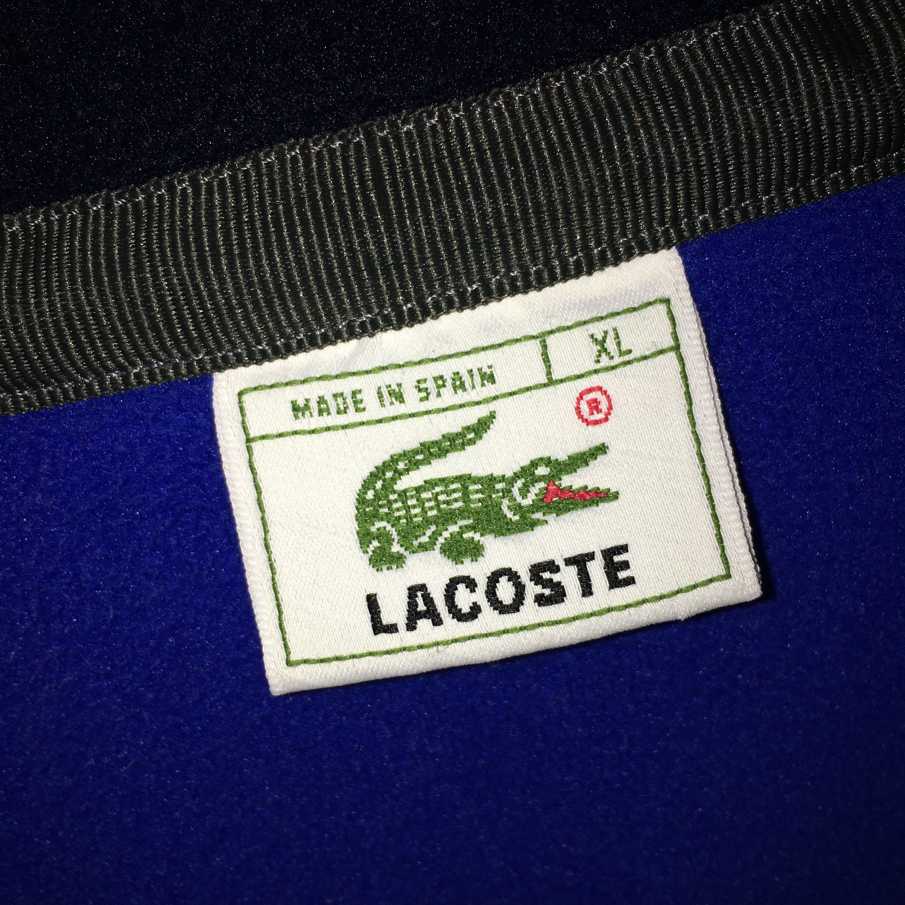 Lacoste Vintage Lacoste Sport Orange Fleece Pullover Jacket Size XL Size US XL / EU 56 / 4 - 6 Thumbnail