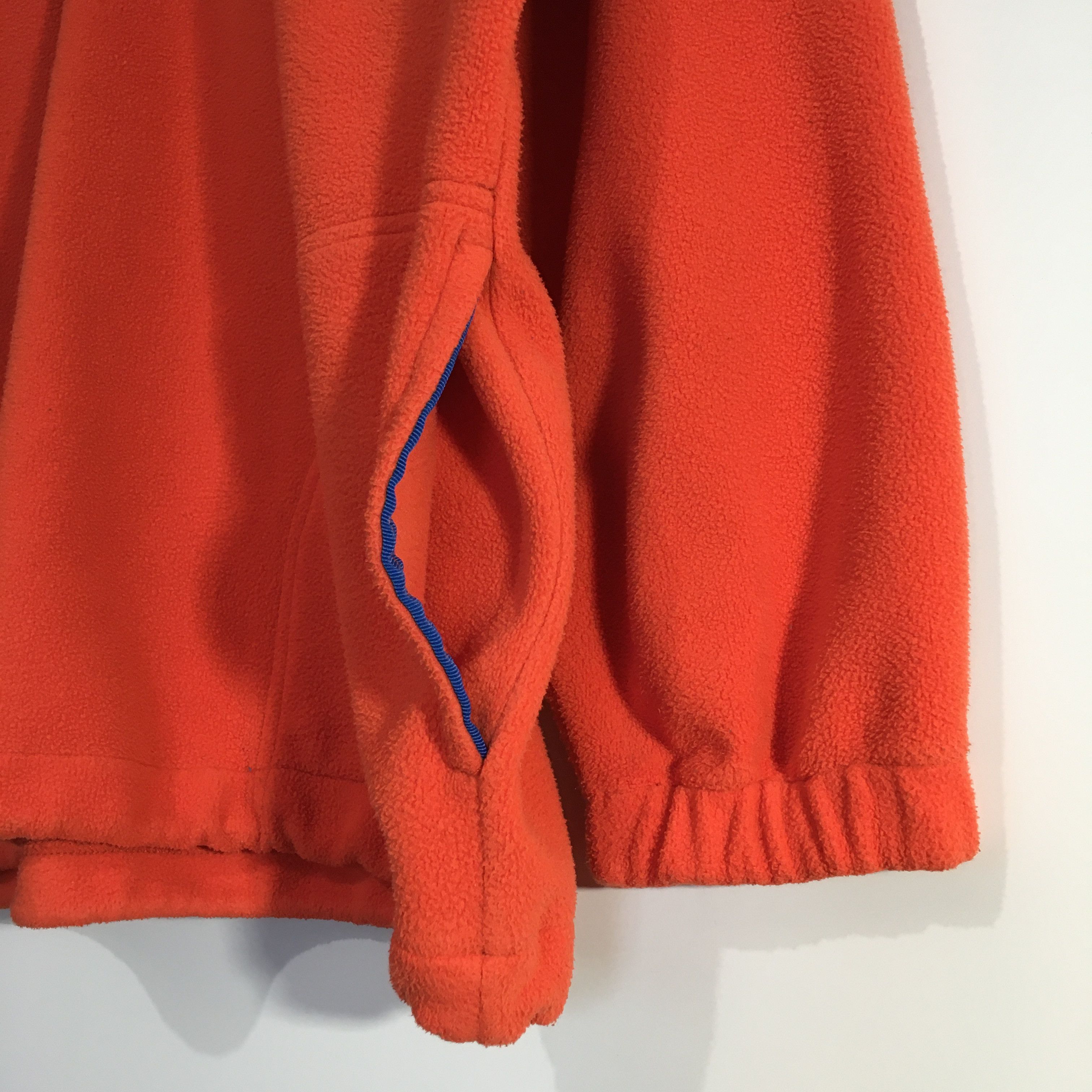 Lacoste Vintage Lacoste Sport Orange Fleece Pullover Jacket Size XL Size US XL / EU 56 / 4 - 4 Thumbnail