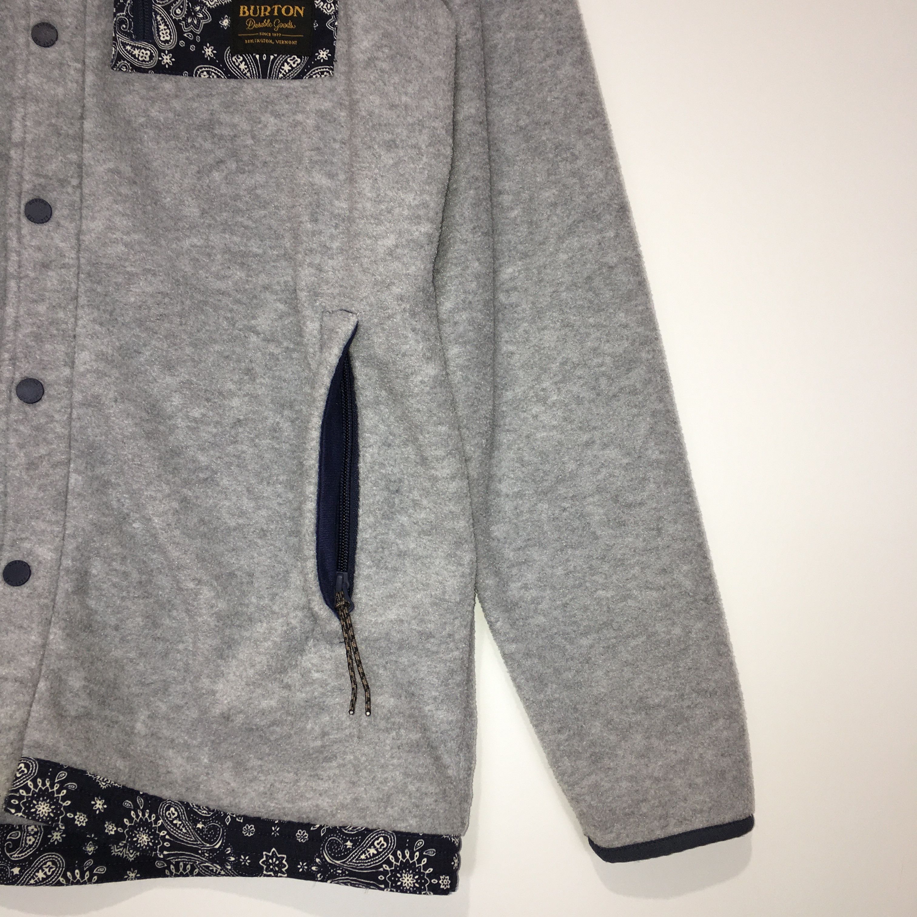 Burton MB Hearth Fleece Snap Polartec Bandana Jacket Size L Size US L / EU 52-54 / 3 - 5 Thumbnail