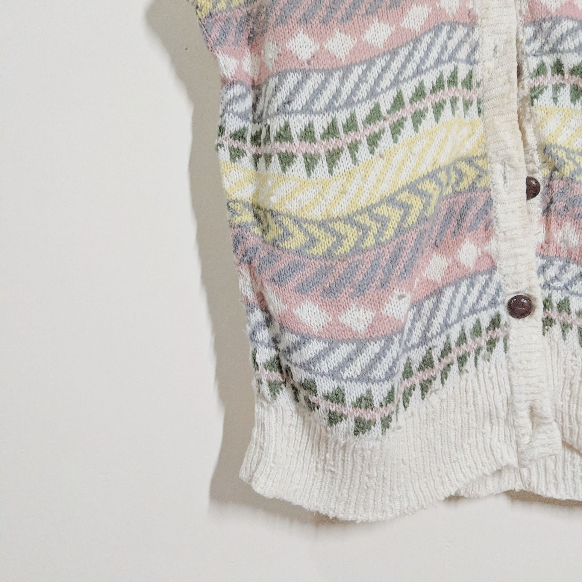 Japanese Brand × Vintage Vintage Vintine Korea Sleeveless Knitwear Jumper Size US S / EU 44-46 / 1 - 9 Thumbnail
