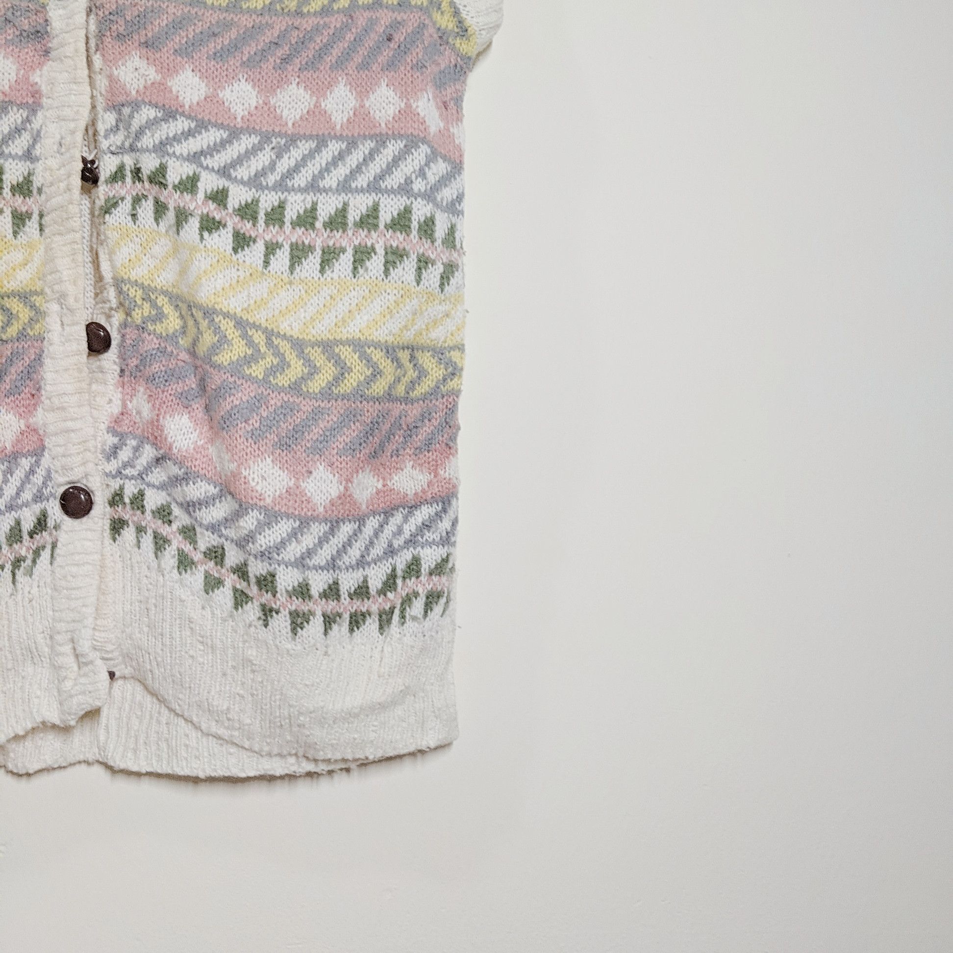 Japanese Brand × Vintage Vintage Vintine Korea Sleeveless Knitwear Jumper Size US S / EU 44-46 / 1 - 8 Thumbnail