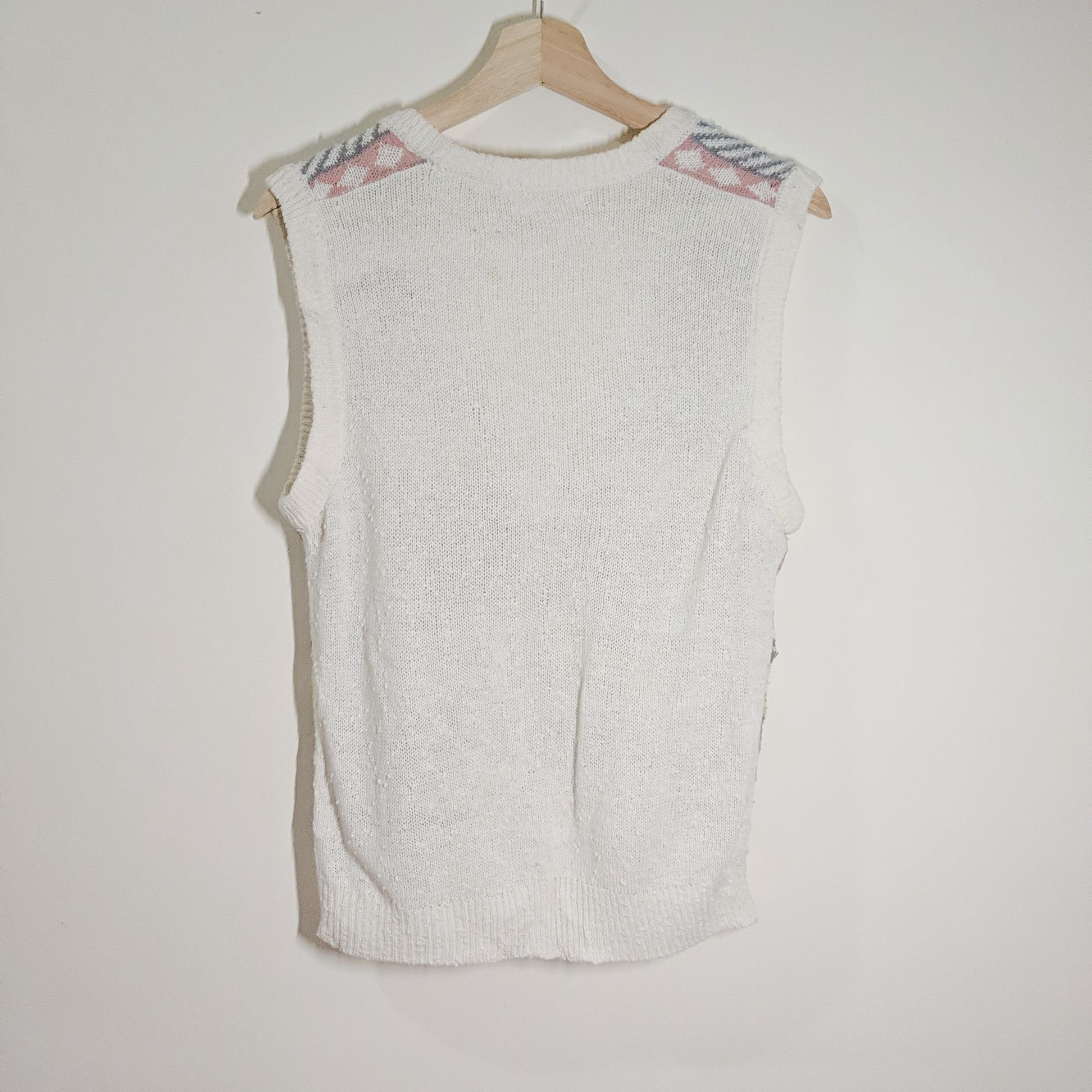 Japanese Brand × Vintage Vintage Vintine Korea Sleeveless Knitwear Jumper Size US S / EU 44-46 / 1 - 3 Thumbnail