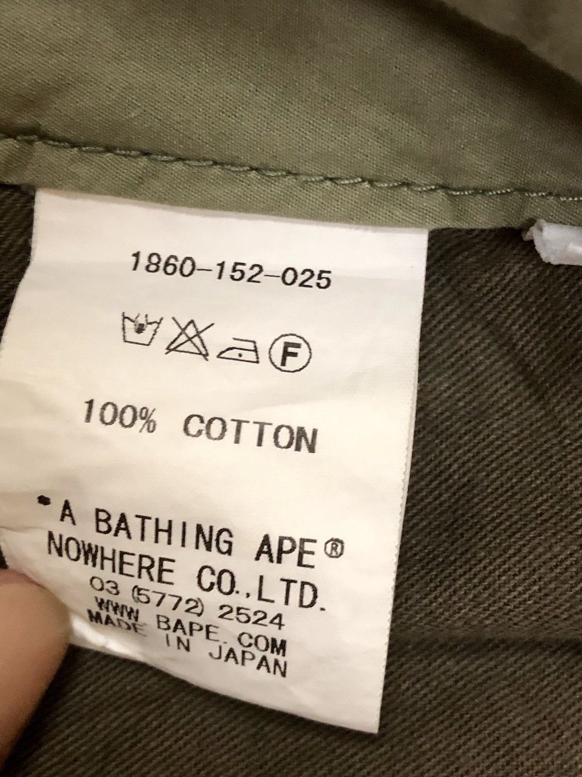 Bape A Bathing Ape 6-Pocket Cargo Pants Size US 34 / EU 50 - 5 Thumbnail