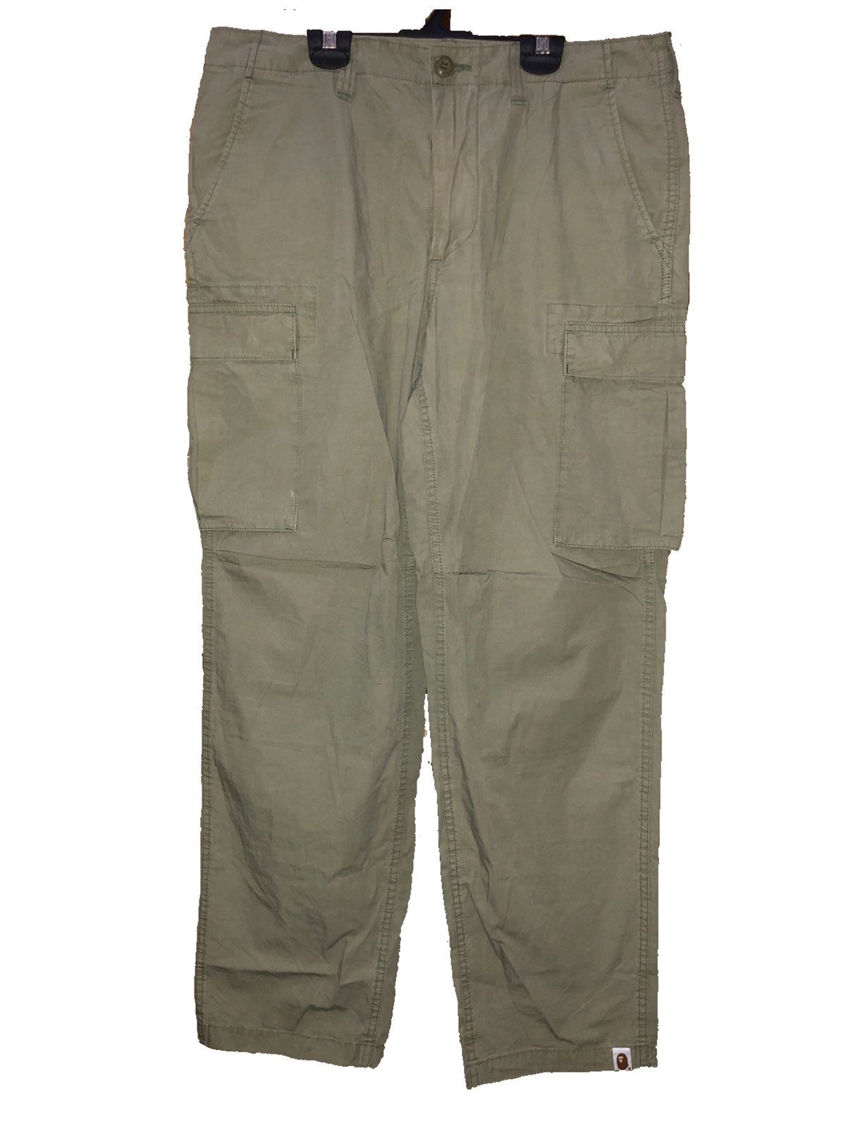 Bape Bape Cargo Pants Wide 6 Pocket Olive | Grailed