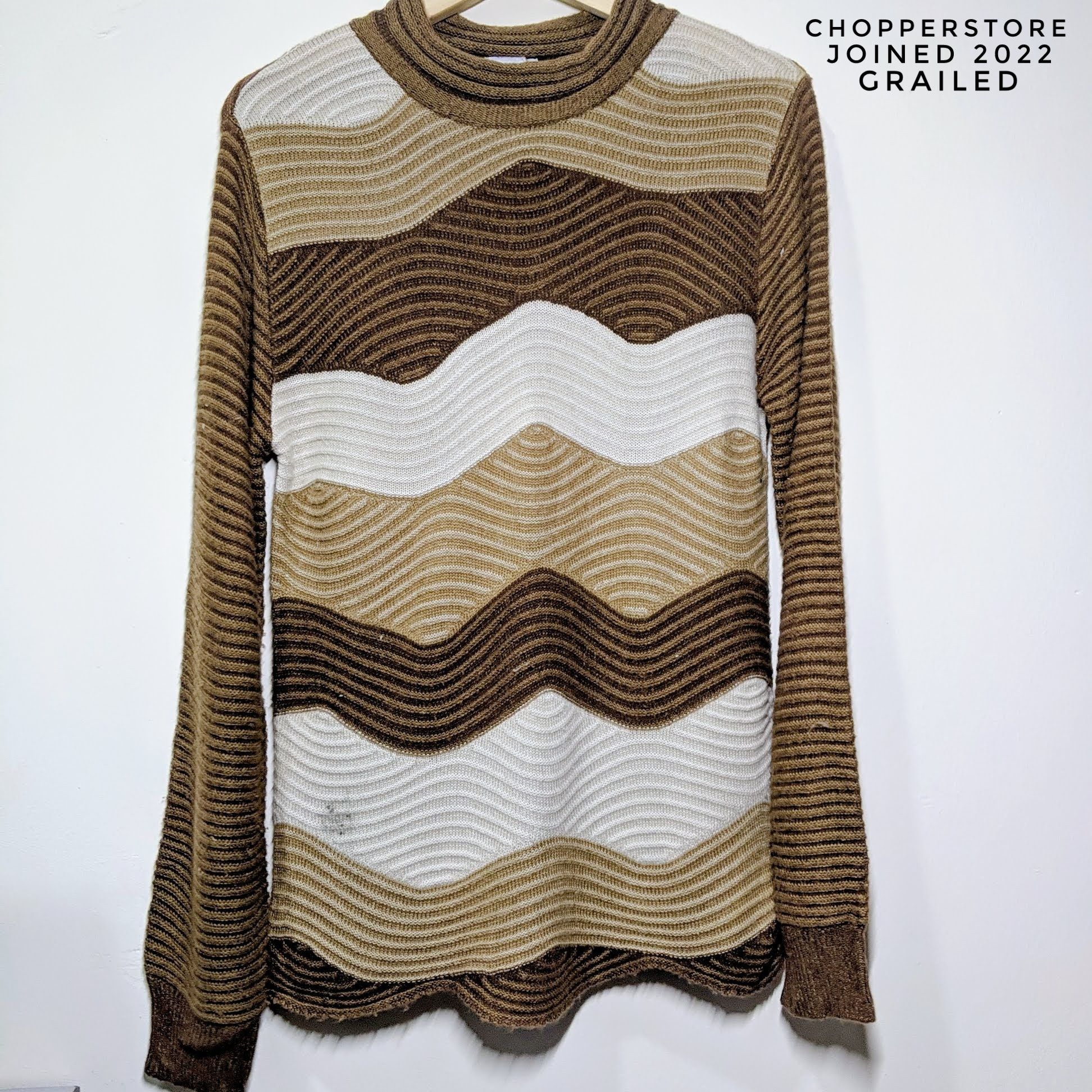 Japanese Brand Vintage Ran Parishe Stripe Knitwear Size US XS / EU 42 / 0 - 1 Thumbnail