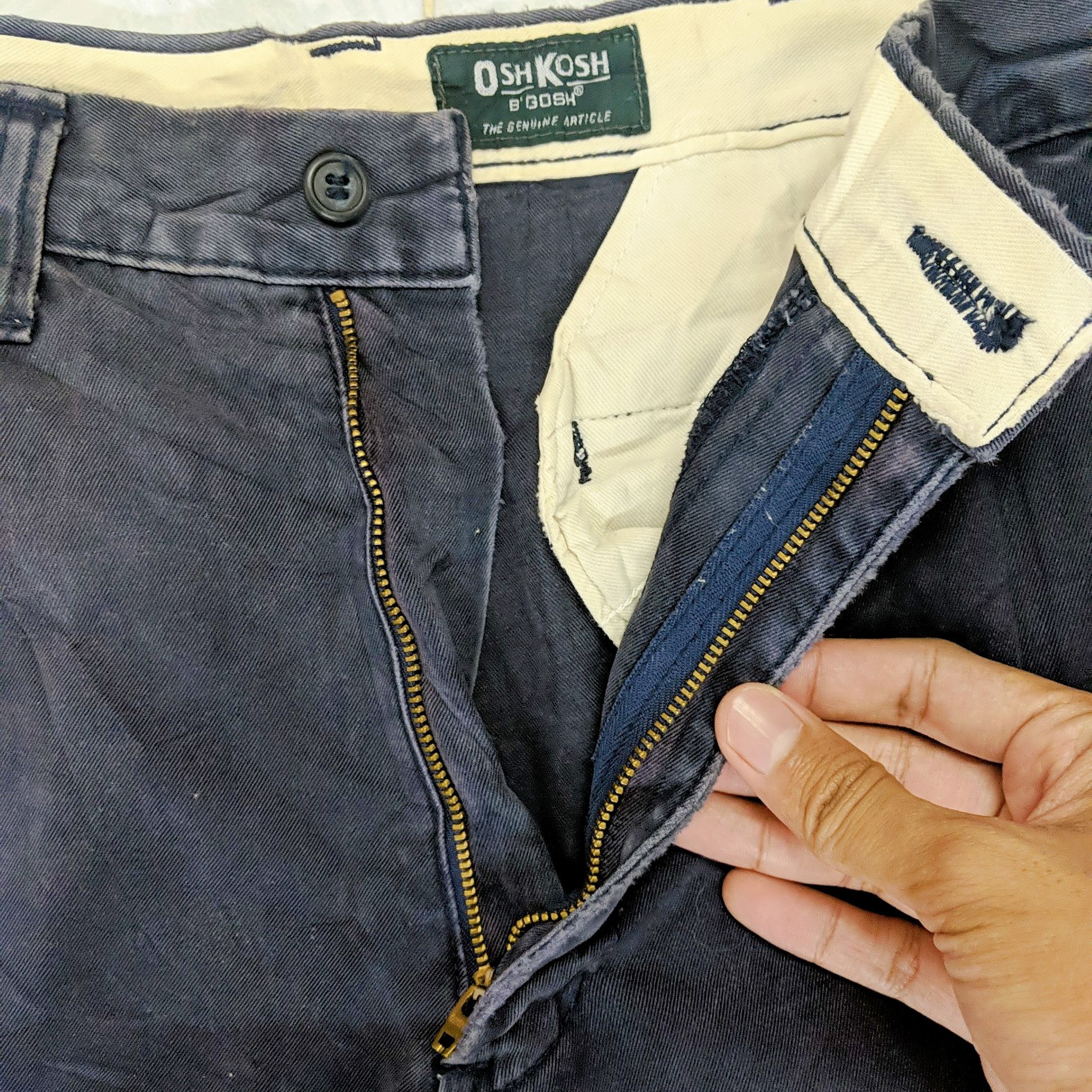 Japanese Brand Vintage OSHKOSH B'GOSH Chinos Casual Trousers Pants Size US 28 / EU 44 - 9 Thumbnail