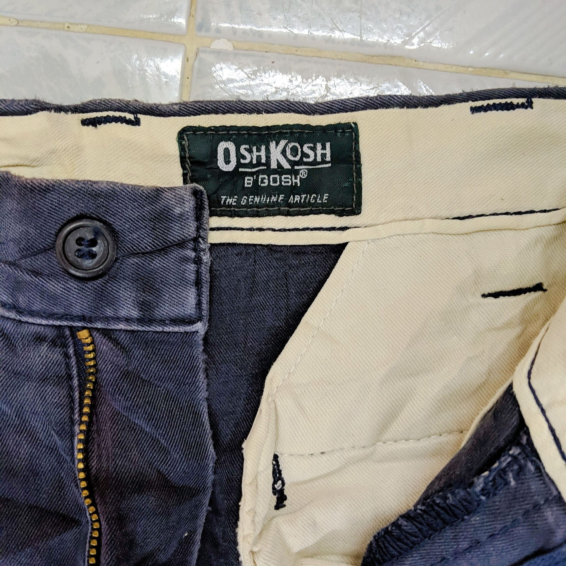 Japanese Brand Vintage OSHKOSH B'GOSH Chinos Casual Trousers Pants Size US 28 / EU 44 - 8 Thumbnail