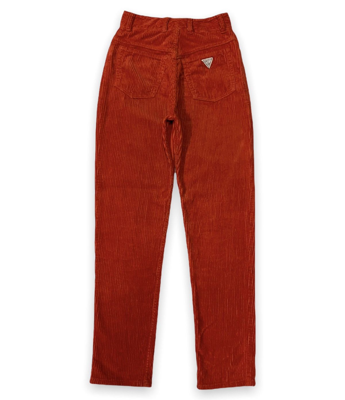 image of Vintage Guess By Georges Marciano Corduroy Pants in Red, Men's (Size 26)