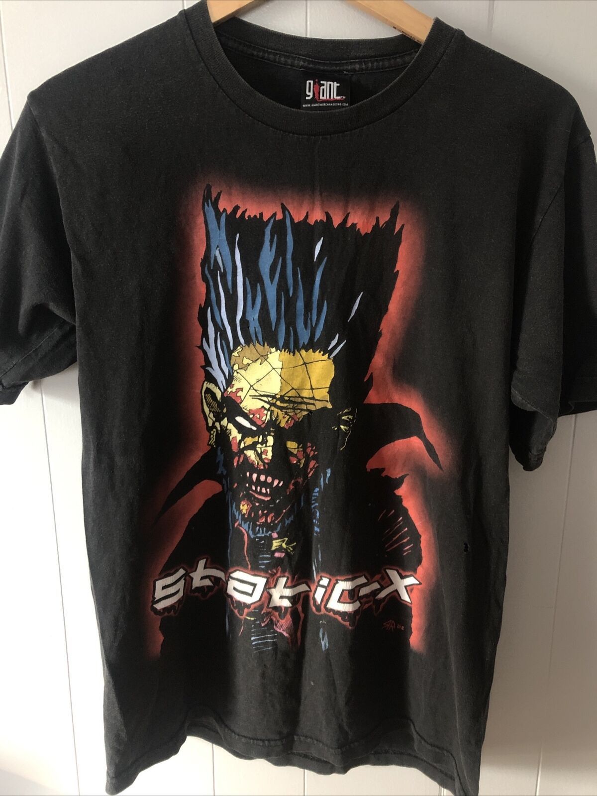 Static X - Vintage 2000 - Nu Metal Rock Band Single Stitch T