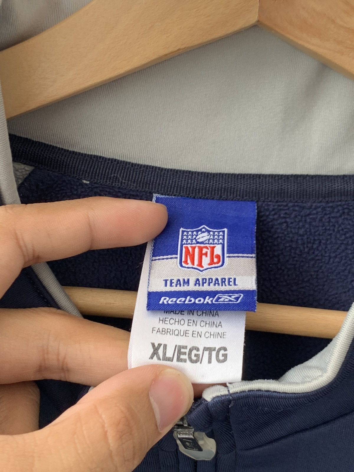 NFL × Reebok × Vintage Vintage NFL Cowboys Spellout Jersey Jackets Size US XL / EU 56 / 4 - 8 Thumbnail
