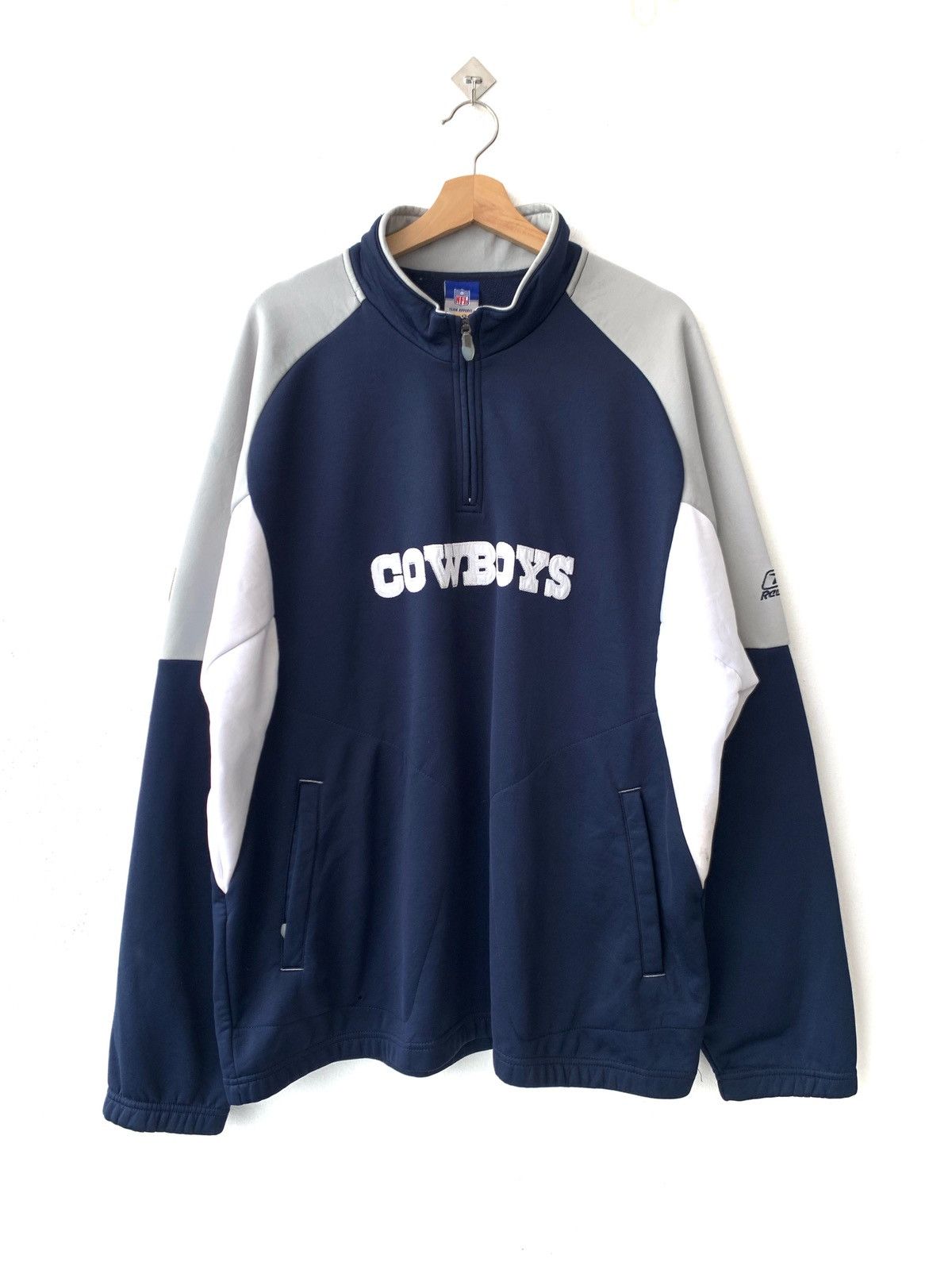 NFL × Reebok × Vintage Vintage NFL Cowboys Spellout Jersey Jackets Size US XL / EU 56 / 4 - 1 Thumbnail