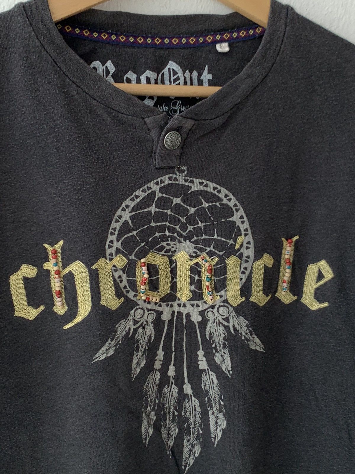 Japanese Brand Ragout Chronicle Spellout Longsleeve Tee Size US S / EU 44-46 / 1 - 4 Thumbnail