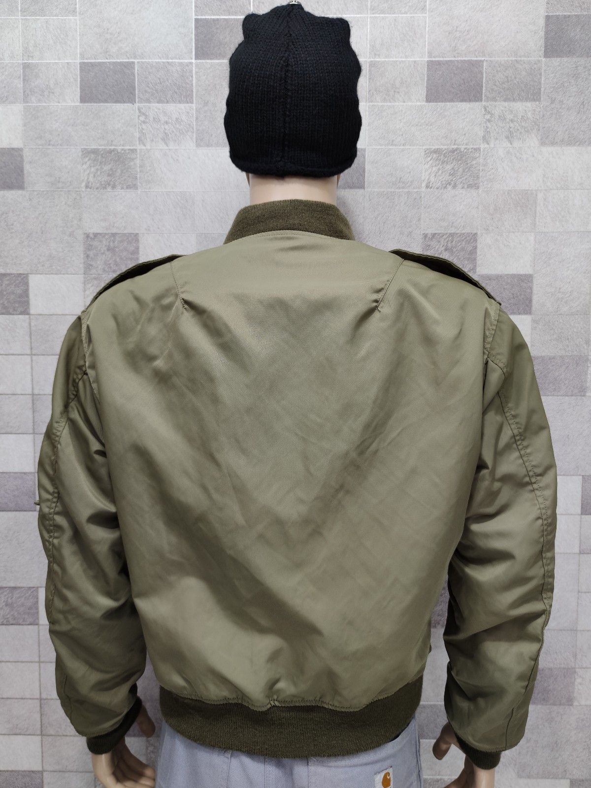 Buzz Rickson's U.S Forces L-2 Flight Jacket Houston Military Inc Size US M / EU 48-50 / 2 - 4 Thumbnail