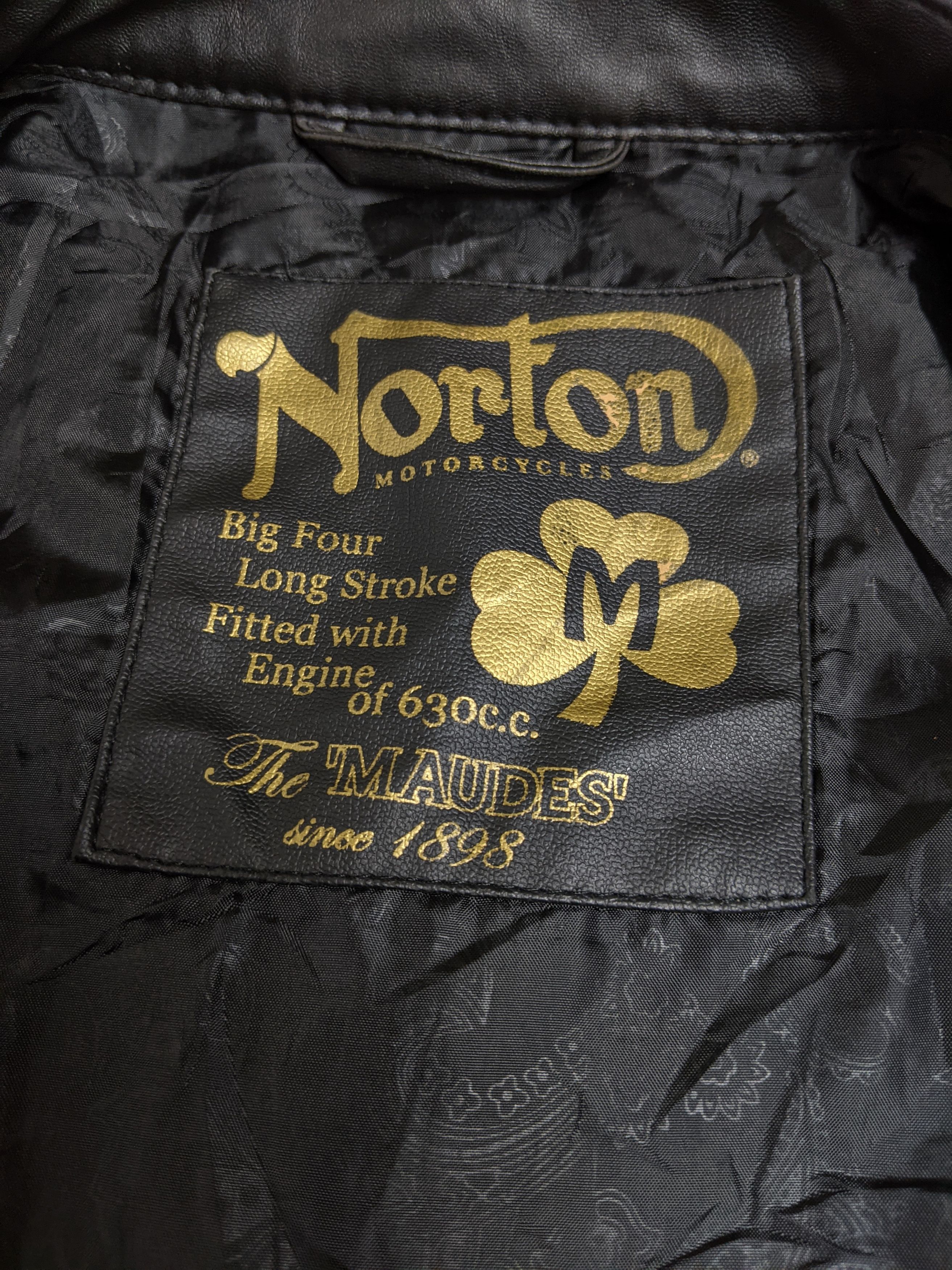 Norton × Vintage Norton Motocycle Jacket Size US M / EU 48-50 / 2 - 6 Thumbnail