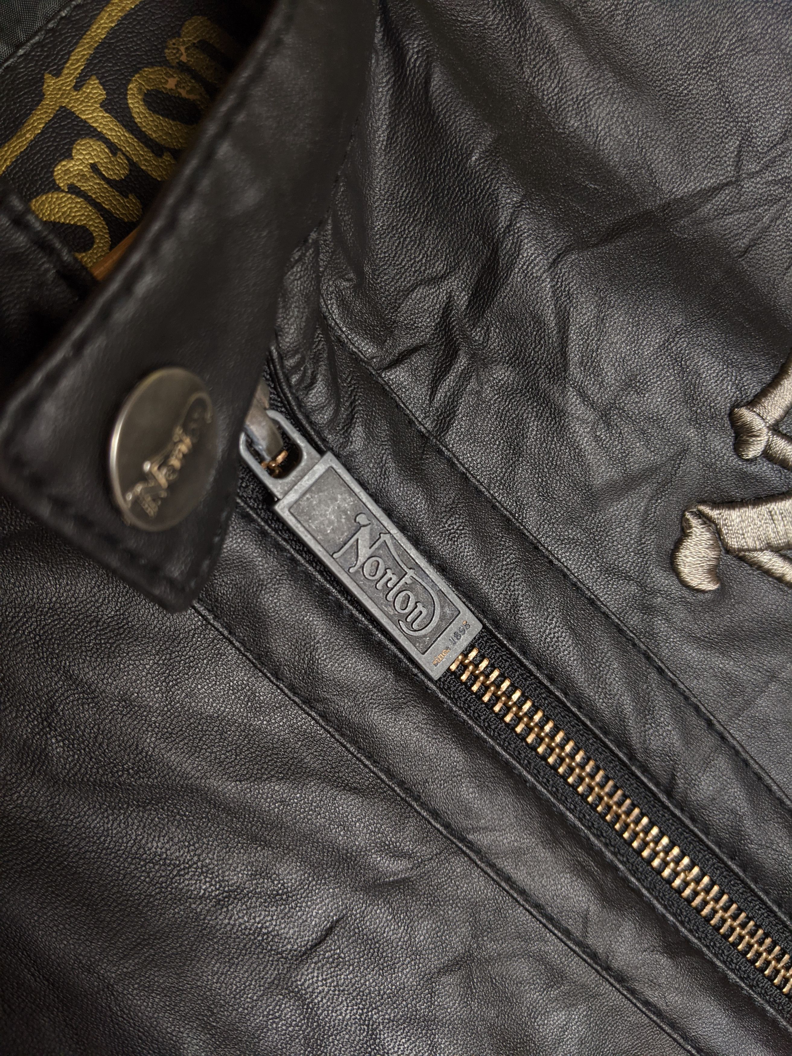 Norton × Vintage Norton Motocycle Jacket Size US M / EU 48-50 / 2 - 10 Thumbnail