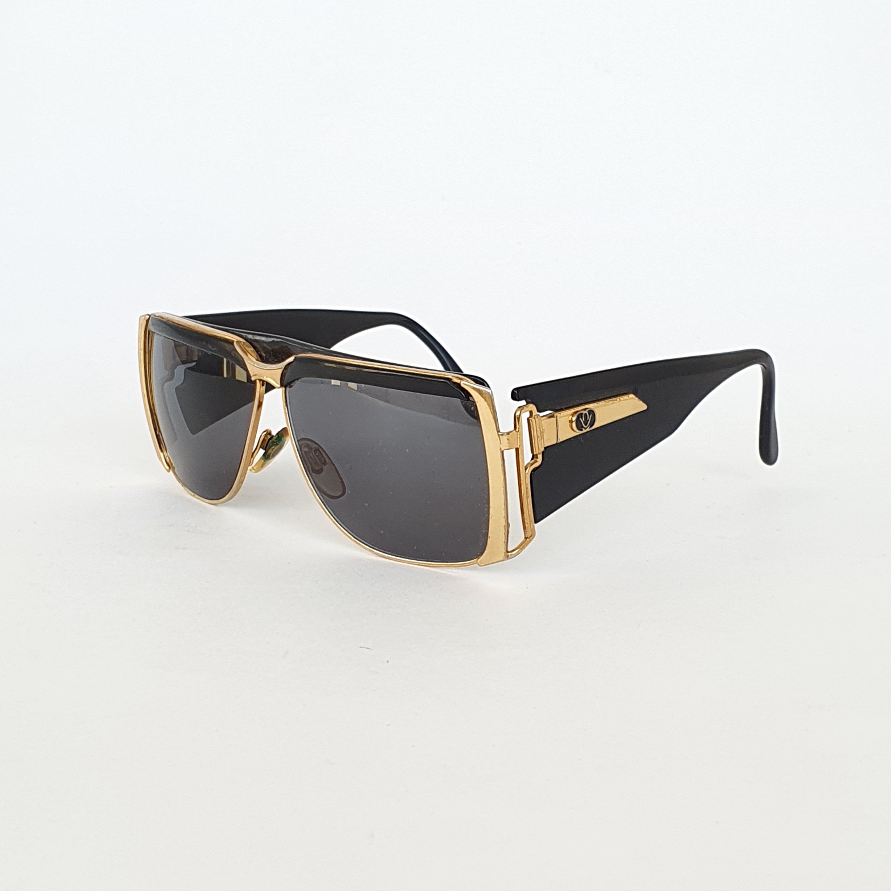 Vintage Vintage Gold Rare Glasses\Sunglasses VERSACE style Size ONE SIZE - 1 Thumbnail