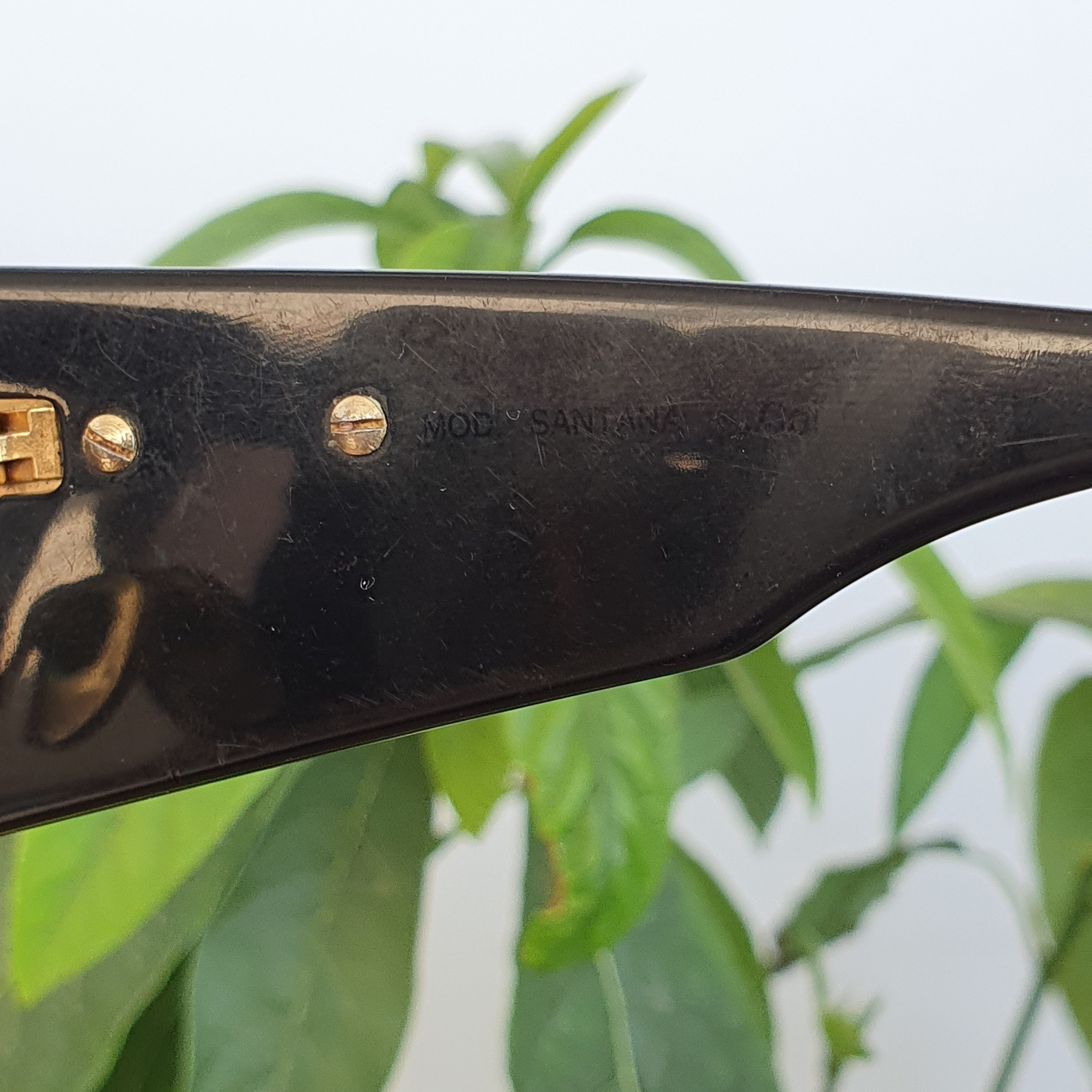 Vintage Vintage Gold Rare Glasses\Sunglasses VERSACE style Size ONE SIZE - 7 Thumbnail
