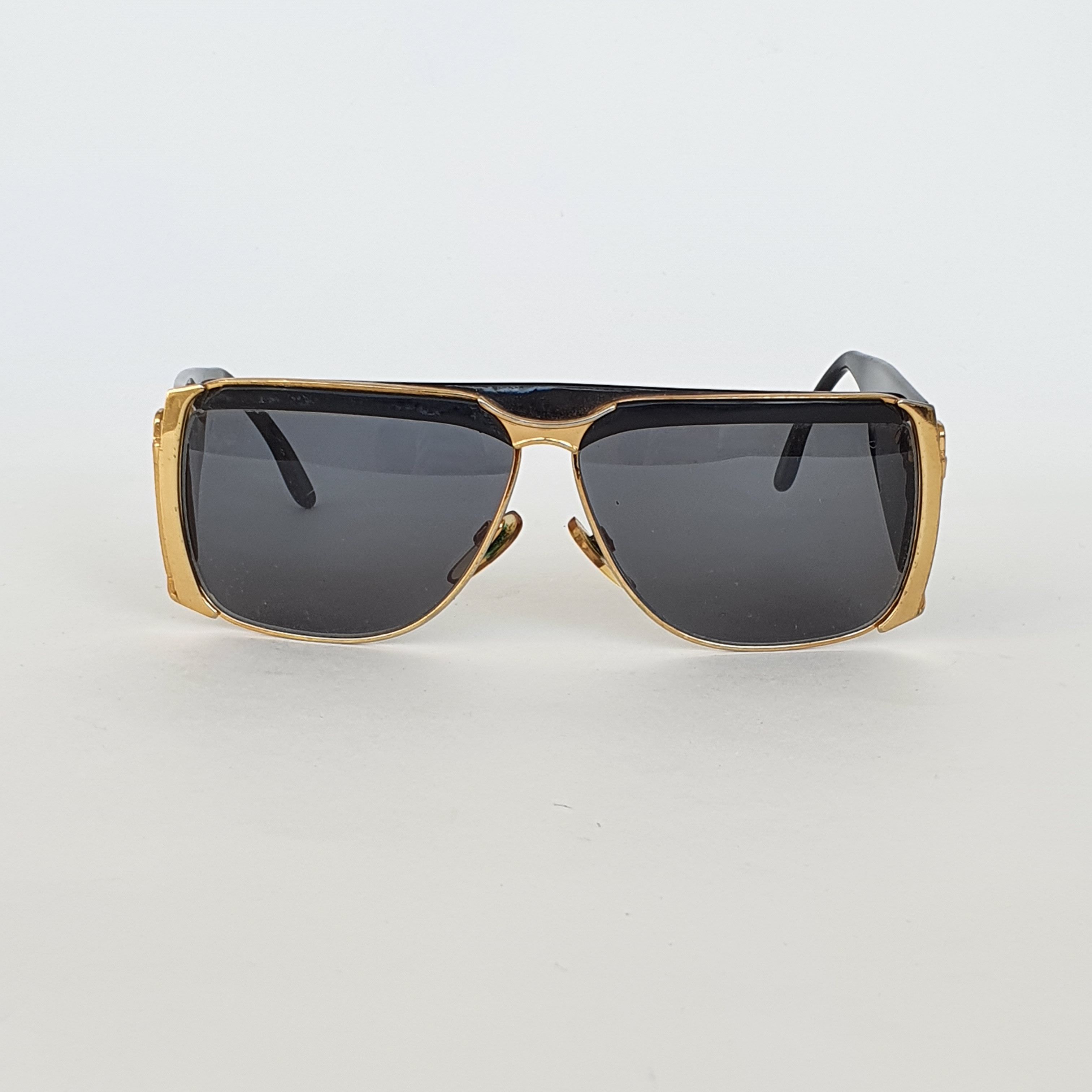 Vintage Vintage Gold Rare Glasses\Sunglasses VERSACE style Size ONE SIZE - 3 Thumbnail
