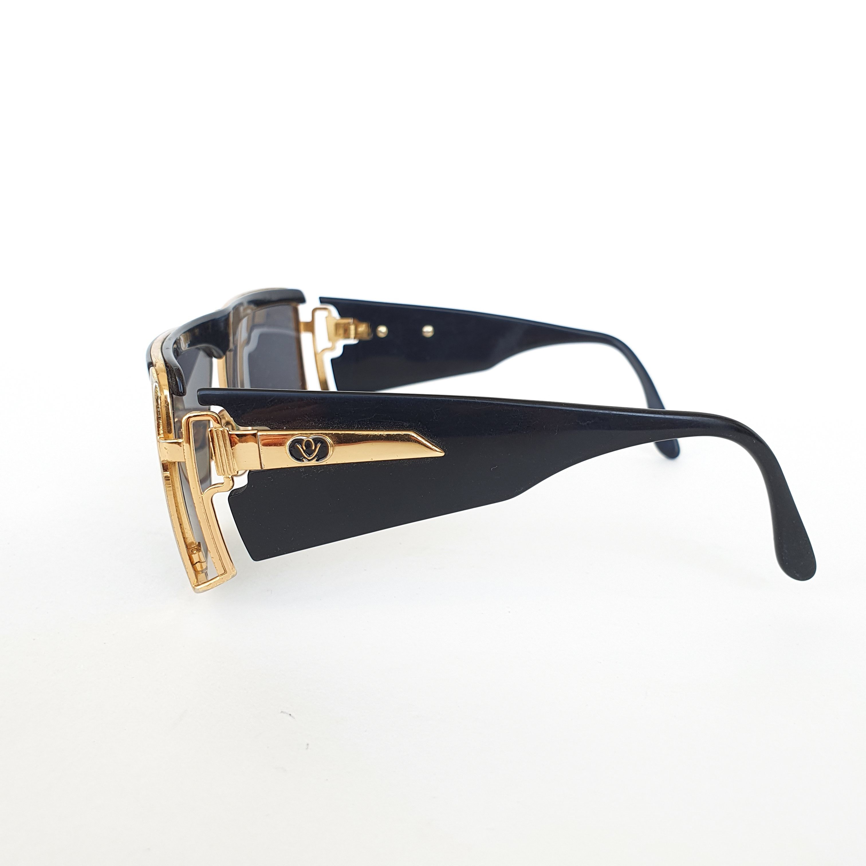 Vintage Vintage Gold Rare Glasses\Sunglasses VERSACE style Size ONE SIZE - 10 Thumbnail
