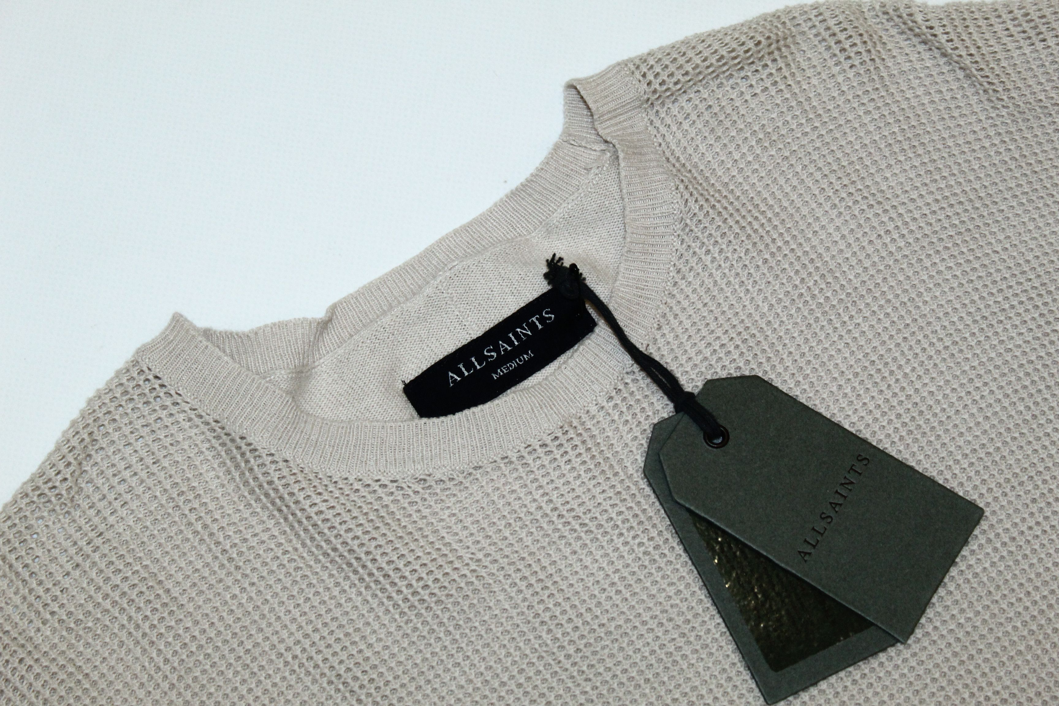 Allsaints Allsaints Arden Crew Open Knit Sweater Size US M / EU 48-50 / 2 - 5 Thumbnail