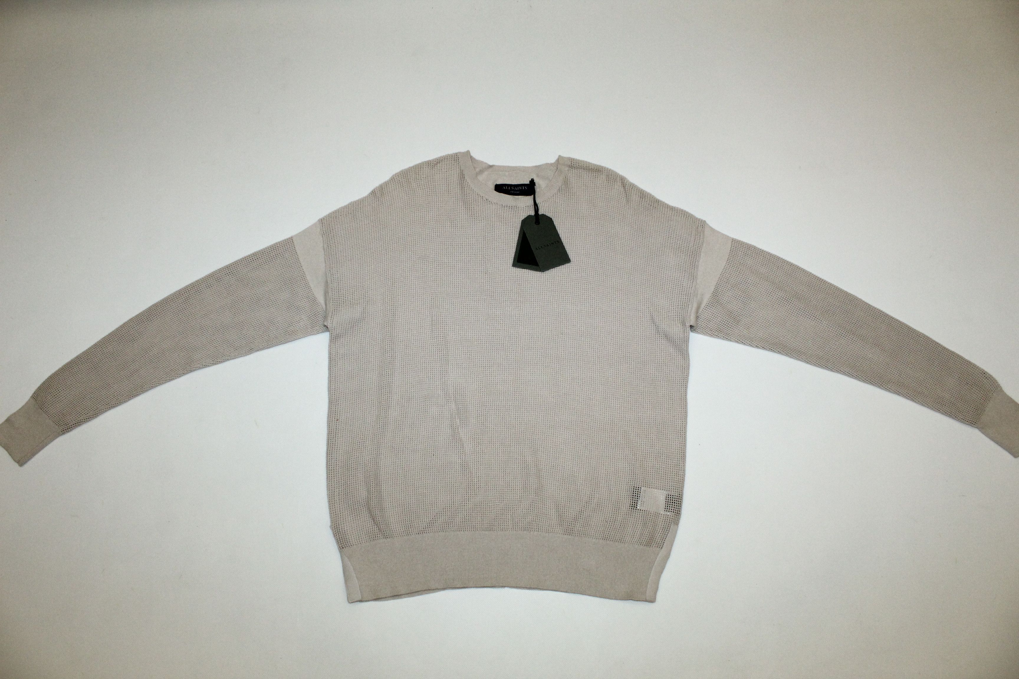 Allsaints Allsaints Arden Crew Open Knit Sweater Size US M / EU 48-50 / 2 - 2 Thumbnail